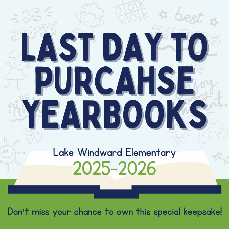 Last Day to Order a Yearbook