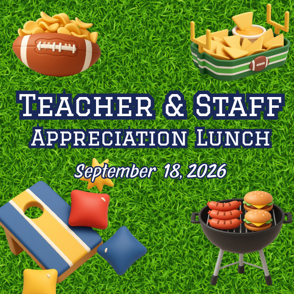 Teacher & Staff Appreciation: Tailgate Theme Lunch