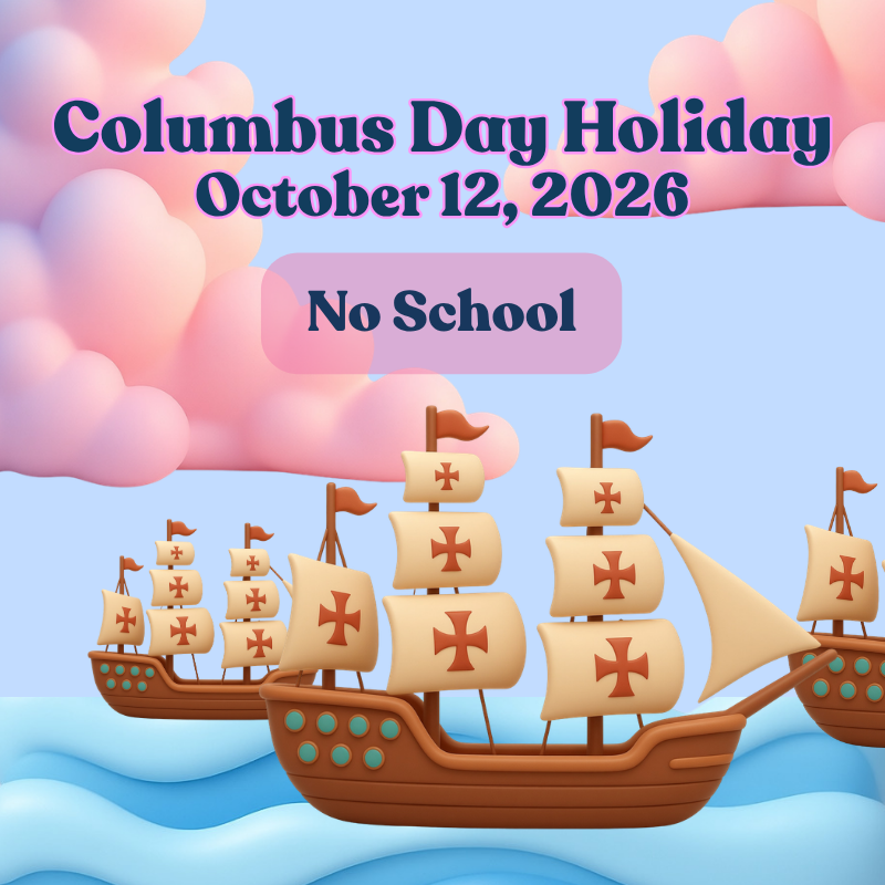 Columbus Day Holiday - No School