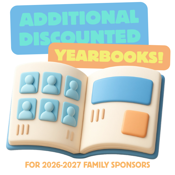 Additional Discounted Yearbooks for 2026-2027 Family Sponsors