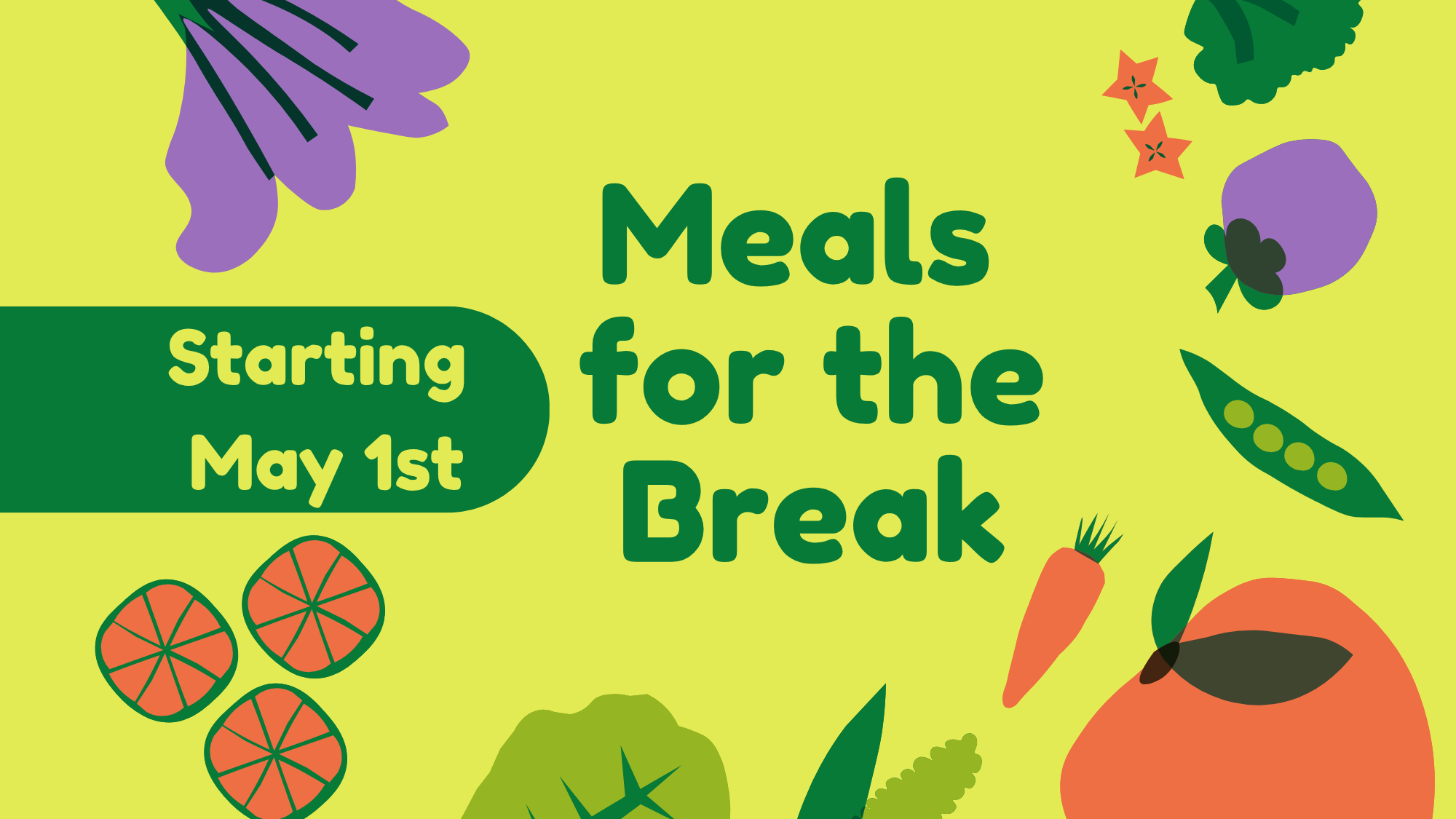 Meals For The Break Fundraiser