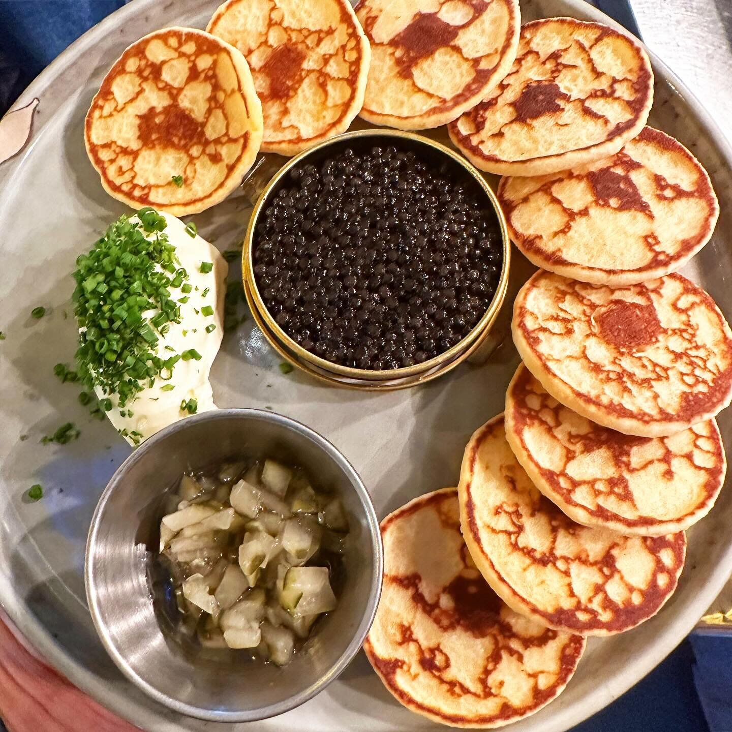 We love serving @exmoorcaviar, from the UK&rsquo;s first sturgeon caviar farm. And also the vibrant orange juicy trout caviar sourced from Scotland. Delicious and sustainable. Tag some onto your meal, or share some as an indulgent bite at our kitchen