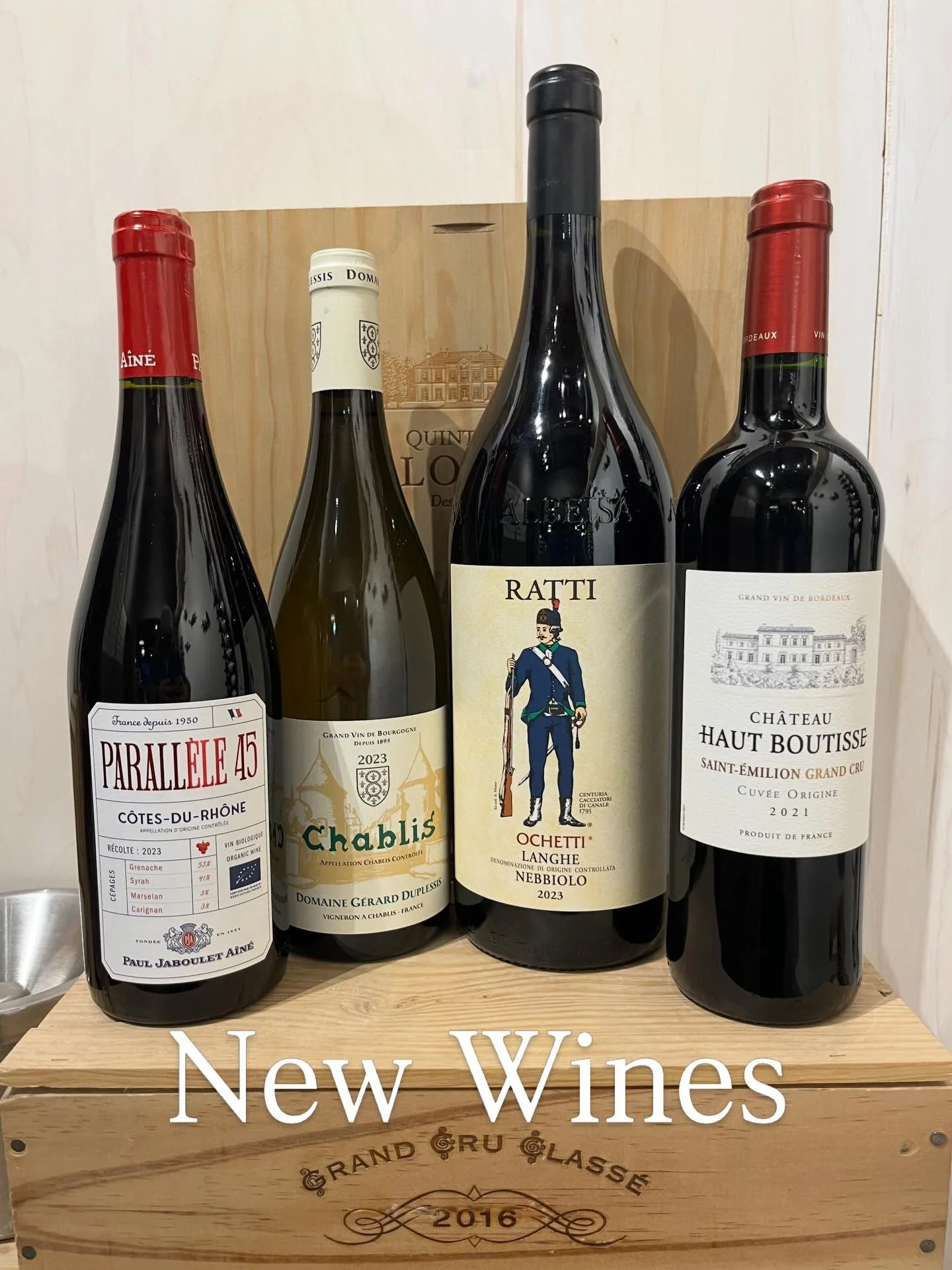 We&rsquo;ve got 4 new wines this week! We&rsquo;ve only got 1 bottle of Ochetti so come grab it before it&rsquo;s gone! 🍷