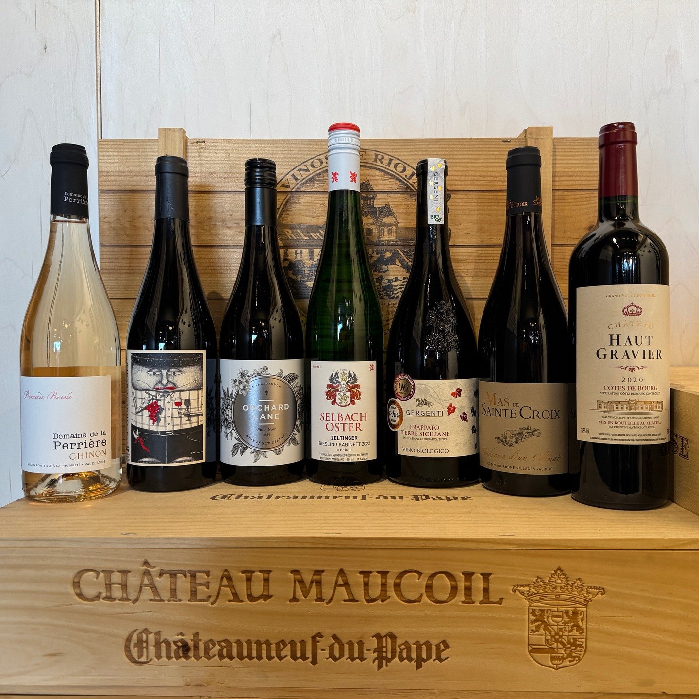 Brand New Wines in-store! Come grab a bottle to enjoy on this beautiful sunny day!

Domaine de la Perriere &ndash; 2024 Chinon Ros&eacute; (Chinon, France)
Domaine Albert de Conti &ndash; 2023 Bergerac Rouge (Bergerac, France)
Orchard Lane &ndash; 20
