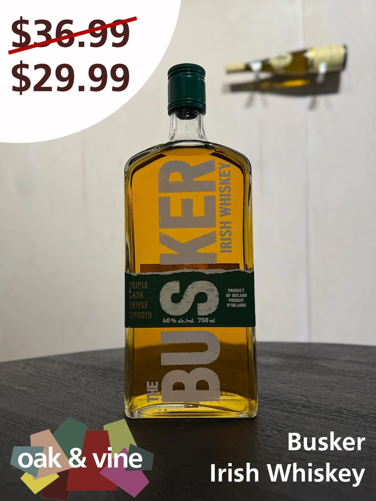 With St. Patty&rsquo;s Day right around the corner, there isn&rsquo;t a better time to grab a bottle of Busker Irish Whiskey, which is $7 off for a limited time!