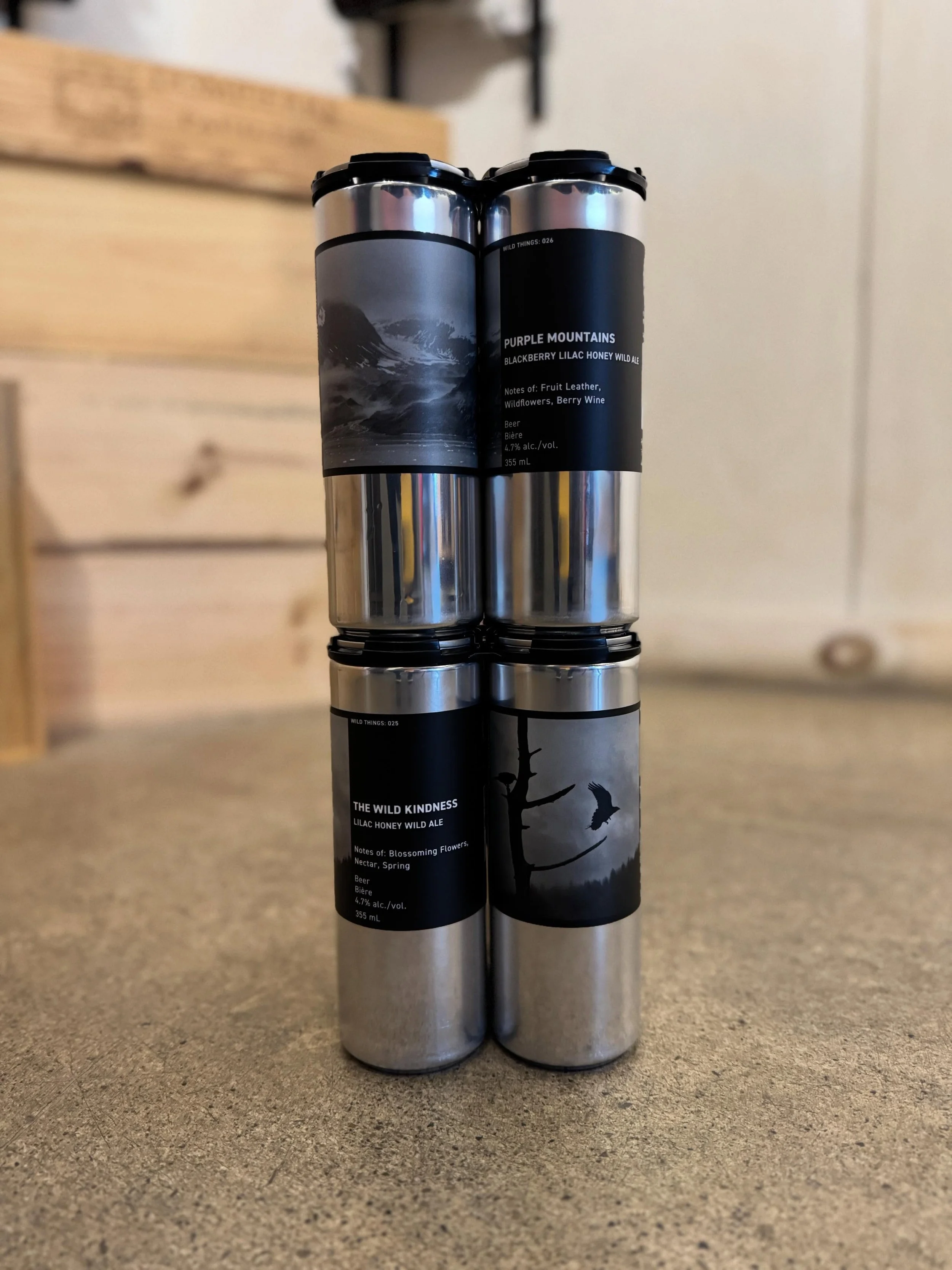 We&rsquo;ve got 2 new Wild Ale&rsquo;s from @estbrew that have just hit our shelves!

⚫️Purple Mountains, Blackberry Lilac Honey Wild Ale

⚪️ The Wild Kindness, Lilac Honey Wild Ale