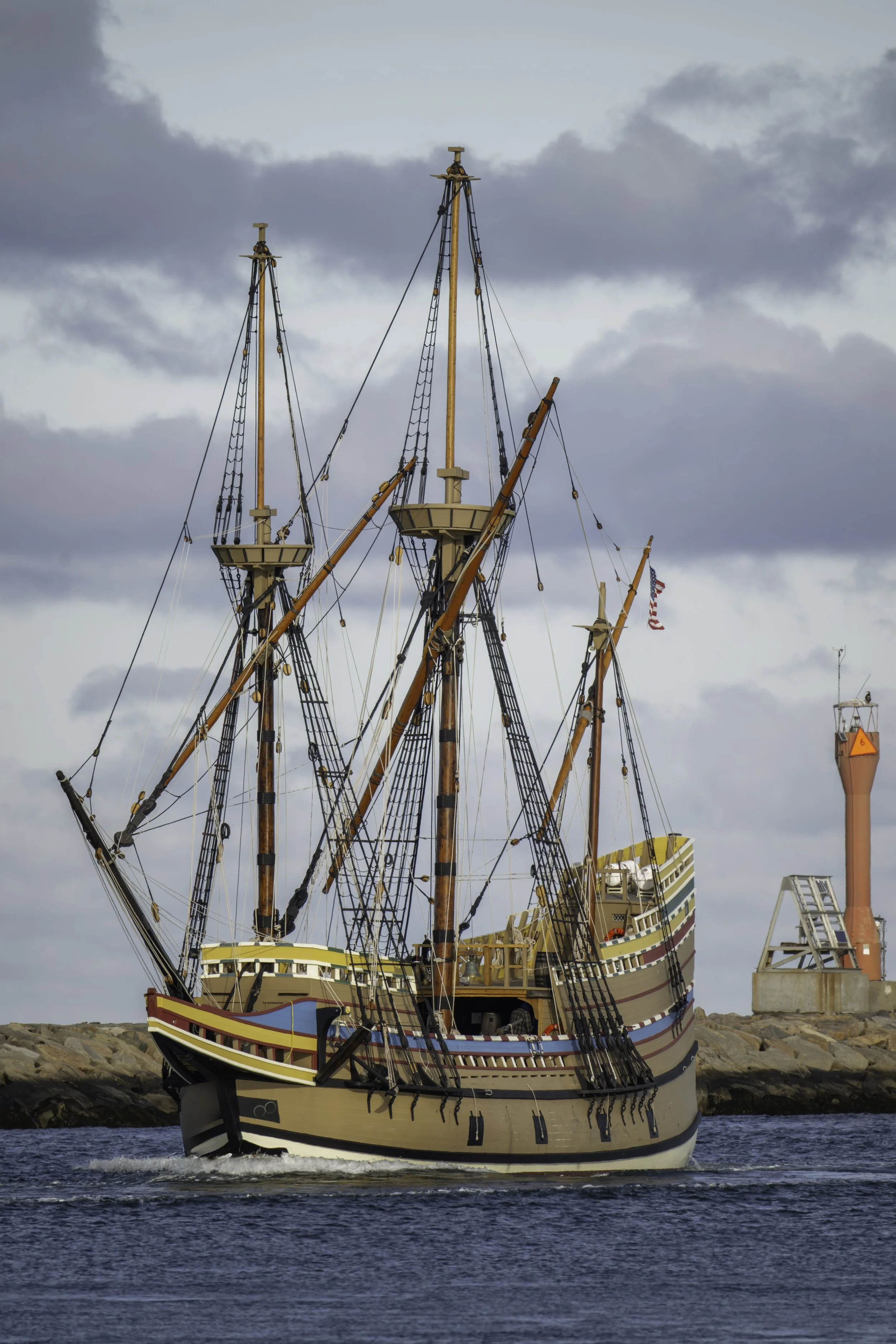 Mayflower II in the Cape Cod Canal