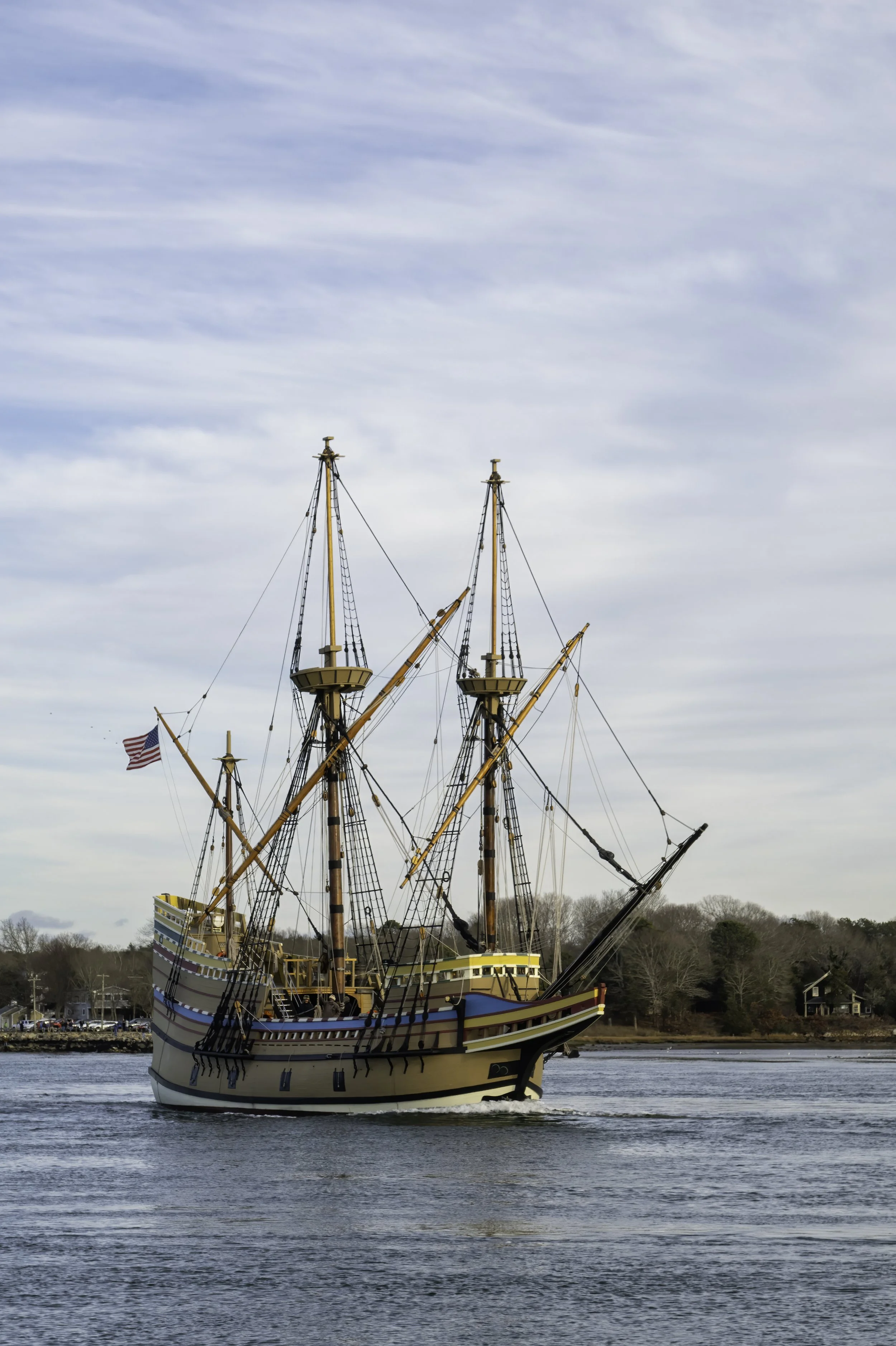 Mayflower II passing by MMA