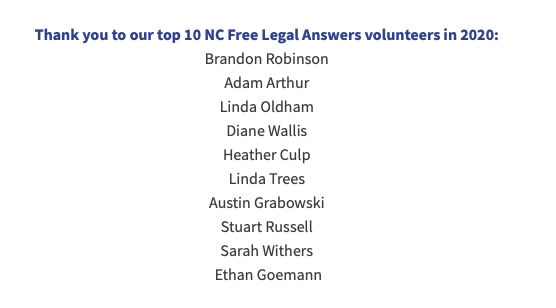 Newsletter: 2020 Top 10 Pro Bono Attorney for Free Legal Answers