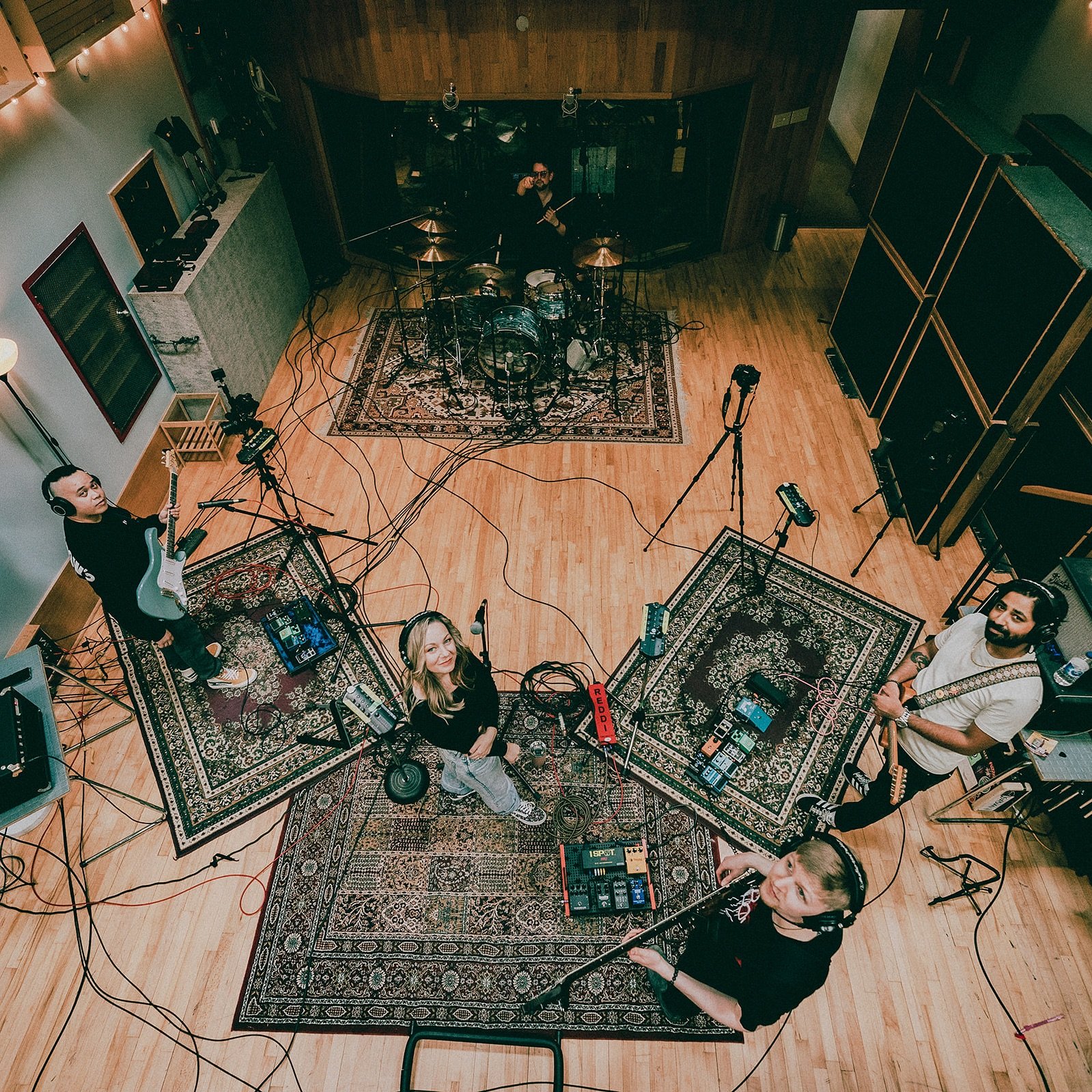It&rsquo;s official&hellip; LIVE OFF THE FLOOR album is OUT NOW! We had so much fun working on this&hellip; Just the five of us and @emily_ryan  recording live in the studio with zero pressure. 💜 link in bio, let us know what ya think! ✌️✨

Huge tha