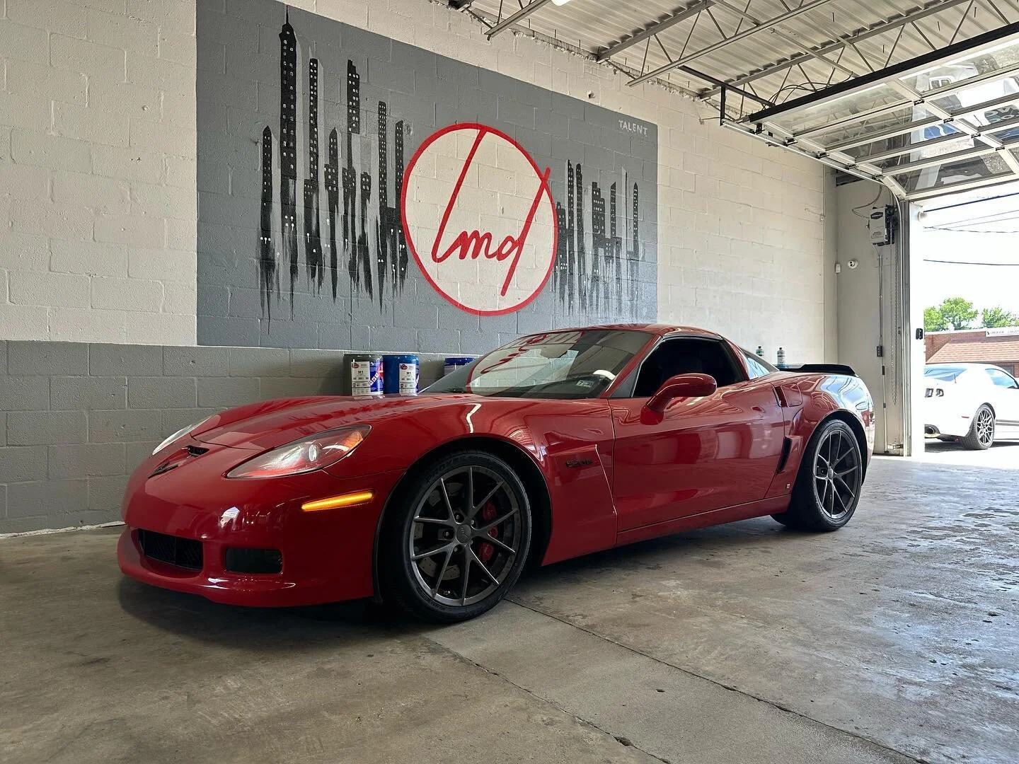 2008 Chevrolet Corvette Z06 - This 427 is in for Electrical wiring of the crank circuit and harness repair. #lmdmafia #latemodeldomestics #corvette