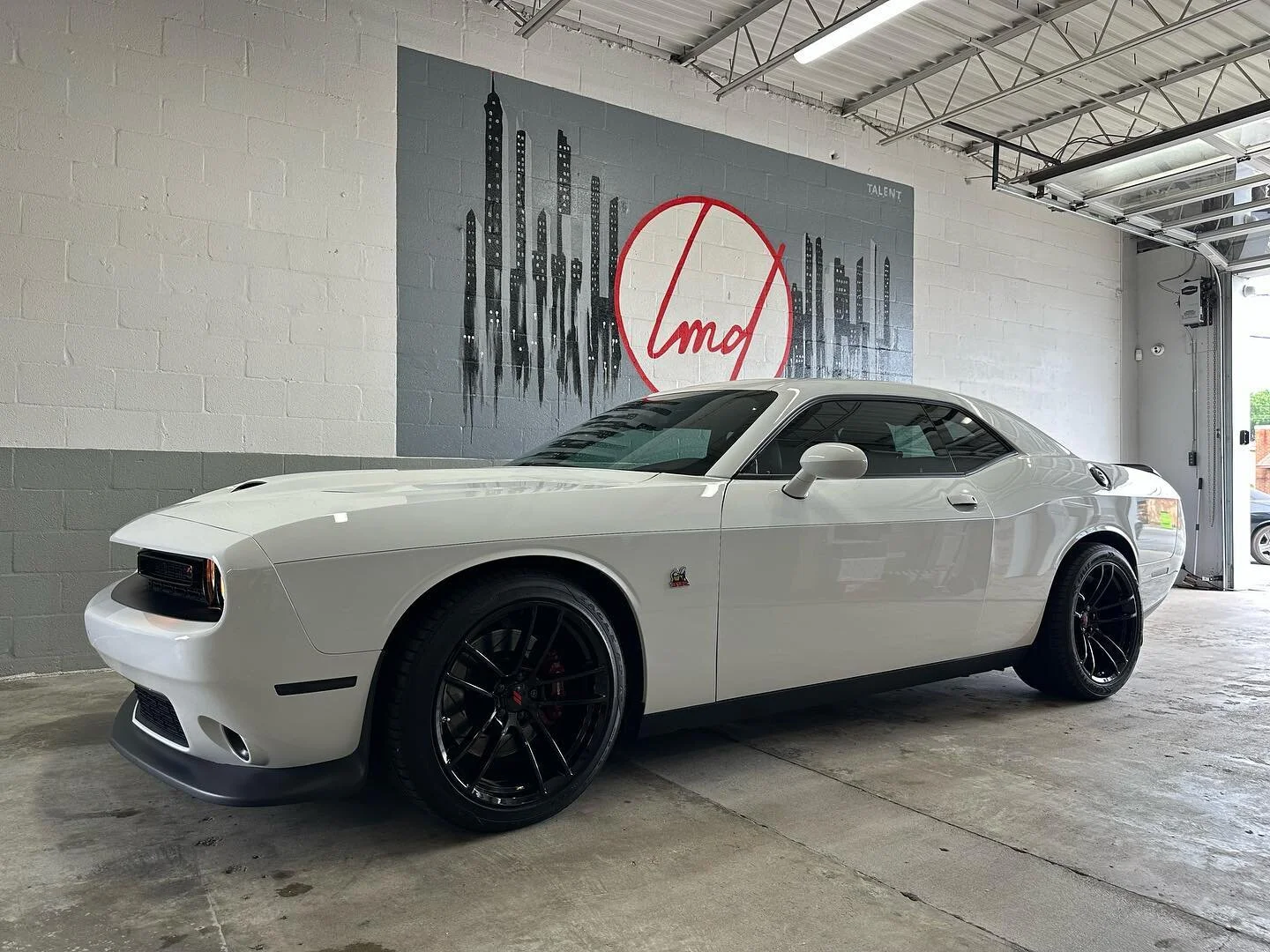 2019 Dodge Challenger 6.4 - Magnuson Supercharged coming in for our KENZO Correction and Coating package! #lmdmafia #latemodeldomestics #dodge #iglcoatings
