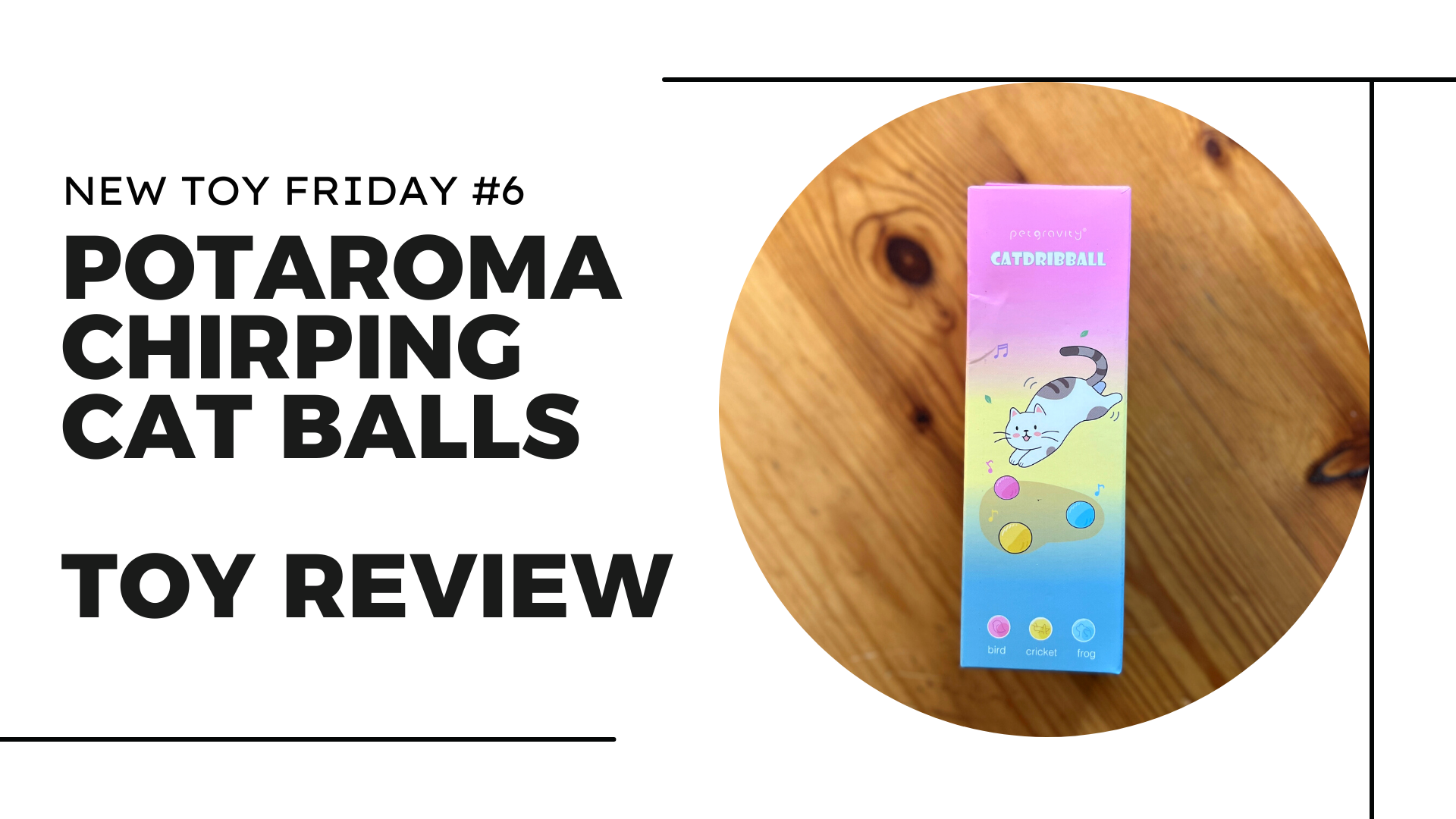 New Toy Friday #6 - Chirping Cat Balls!