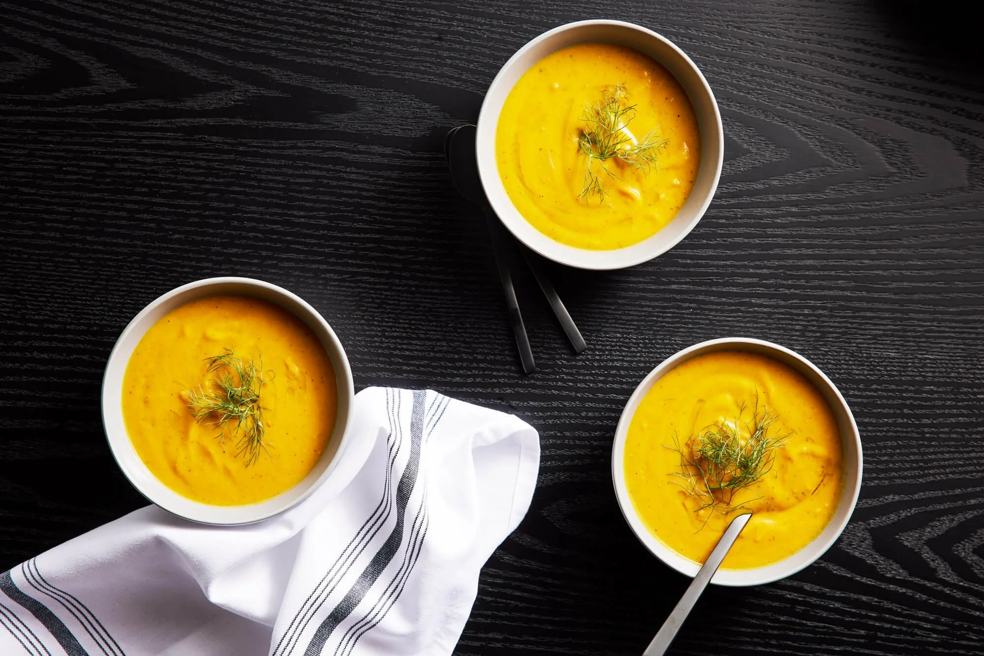 Curried parsnip and carrot bisque