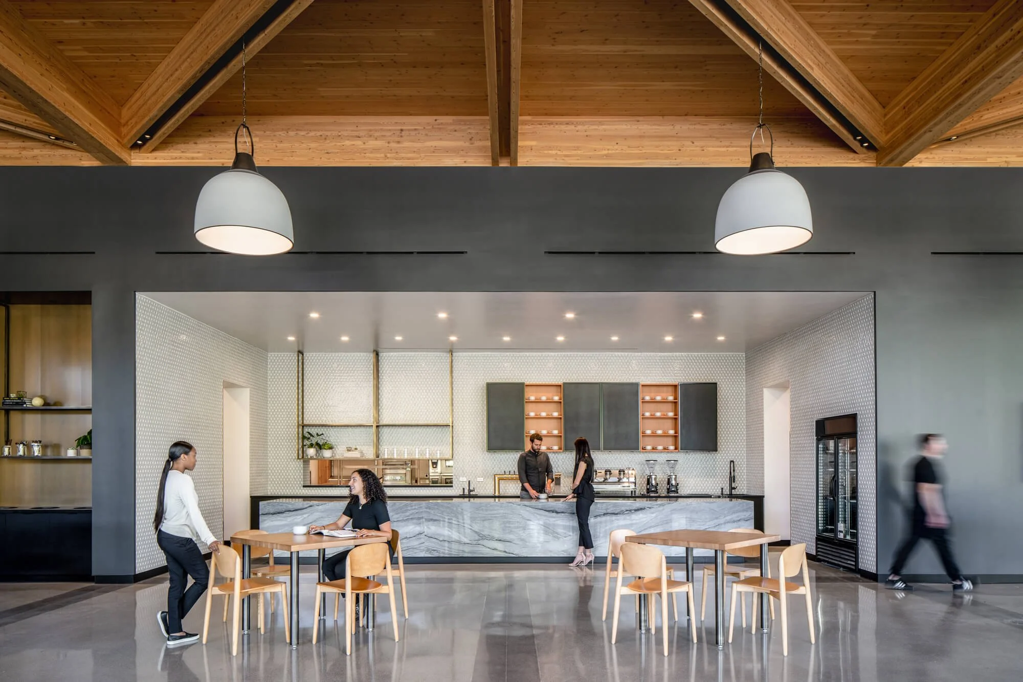 Entrance to Timber and Tide from the patio