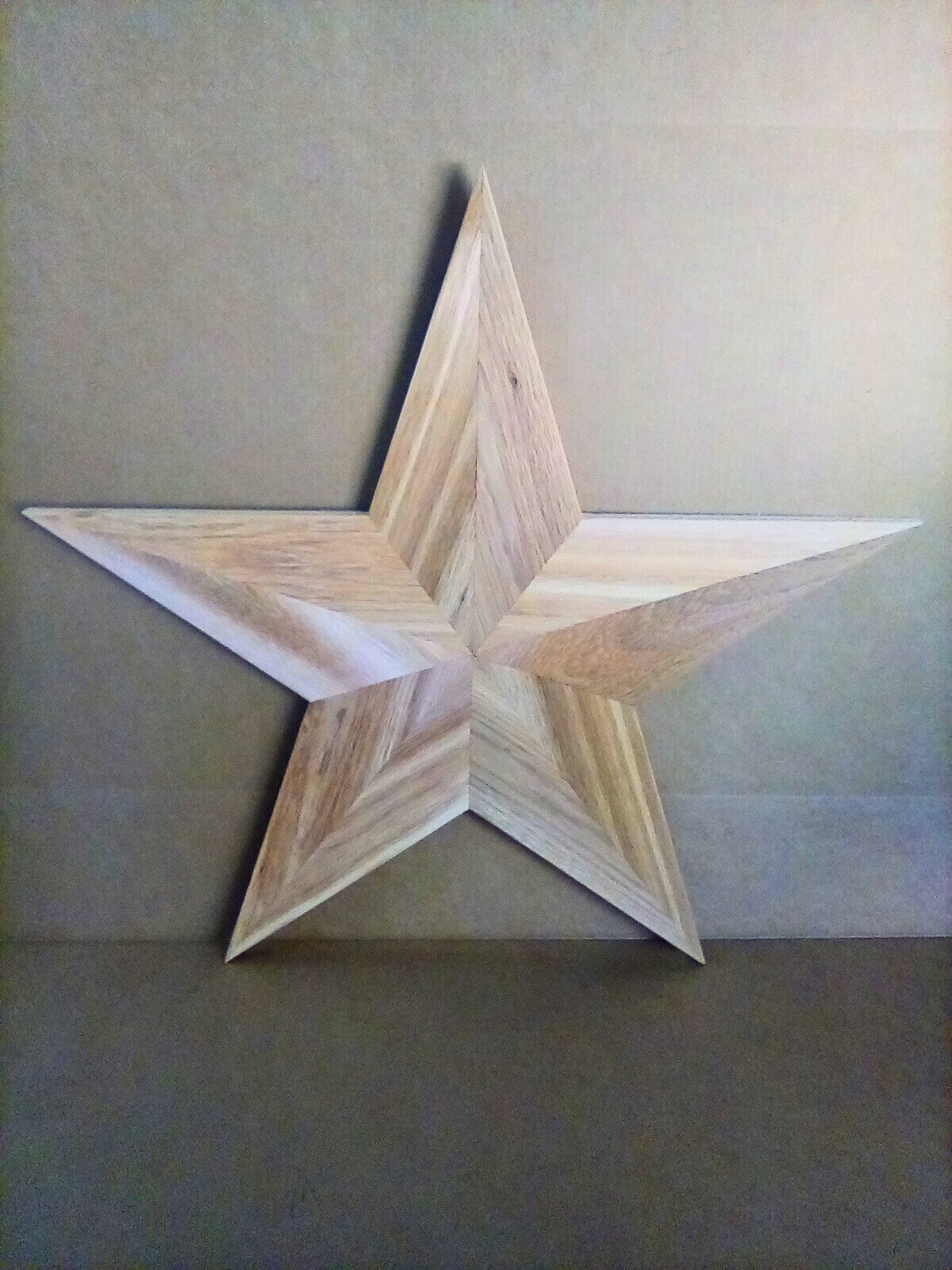 3D Wooden Star