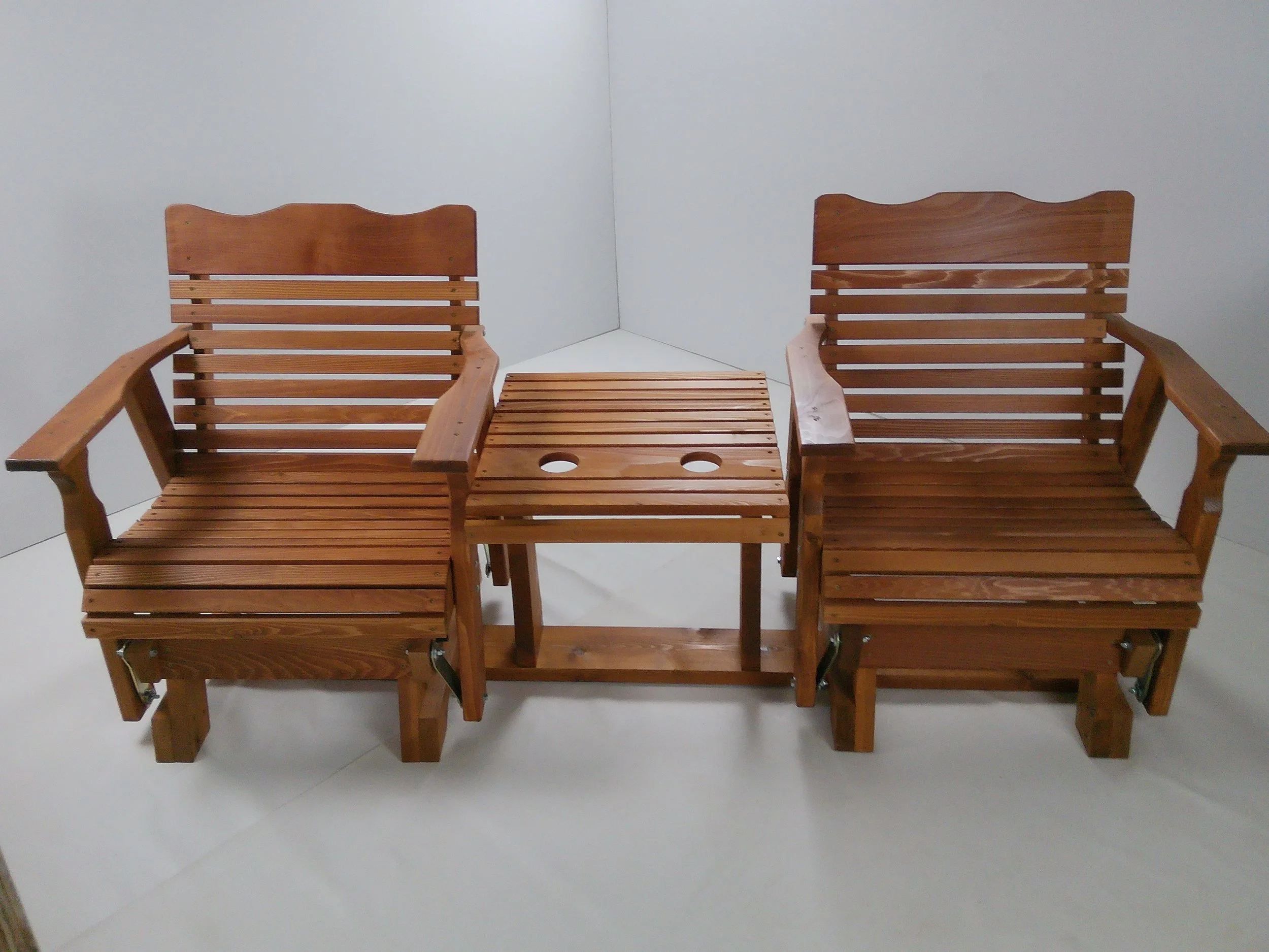 6 Ft. Cedar Settee Glider, Amish-made — Cedar Ridge Furniture