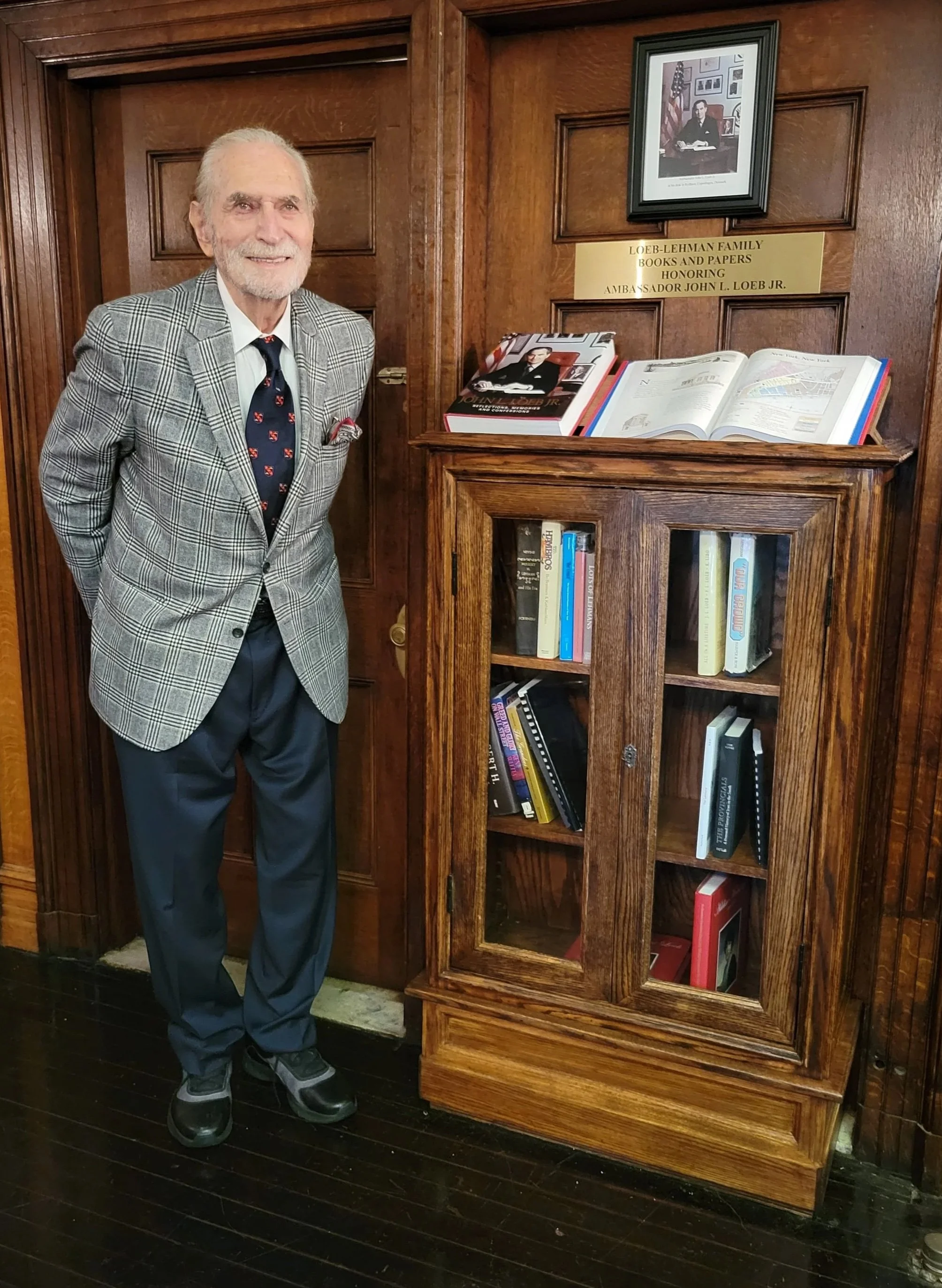 Ambassador John L. Loeb Jr. bookcase