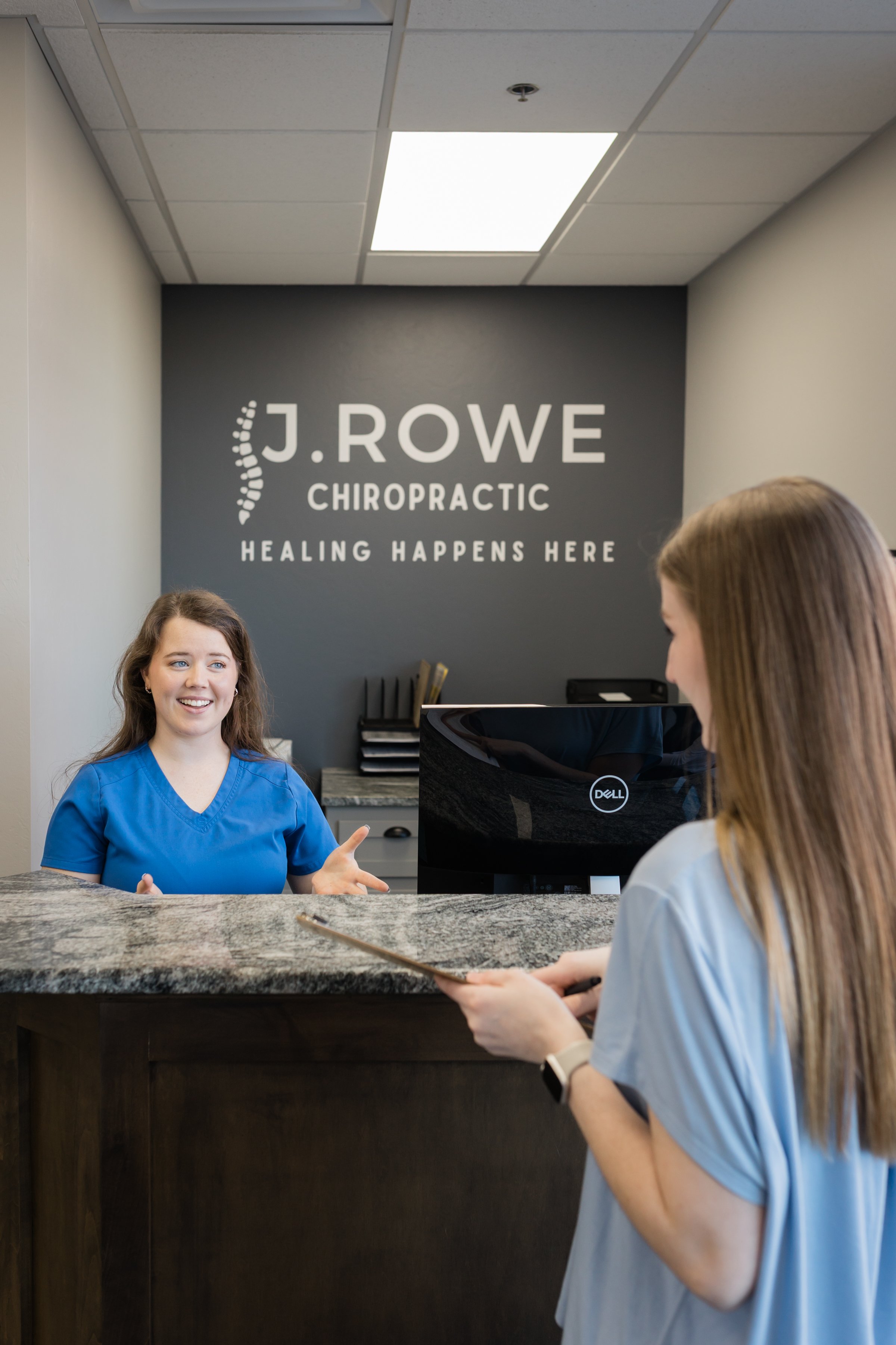 Chiropractor office branding photoshoot ideas