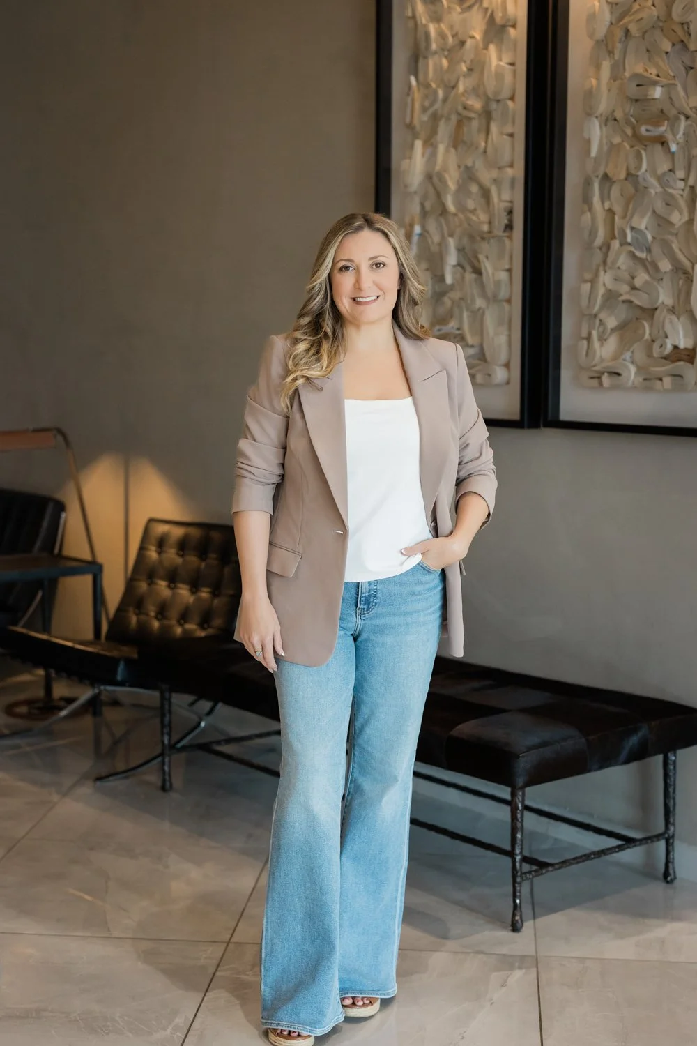 Professional headshots for entrepreneur at NOUN Hotel Norman OK