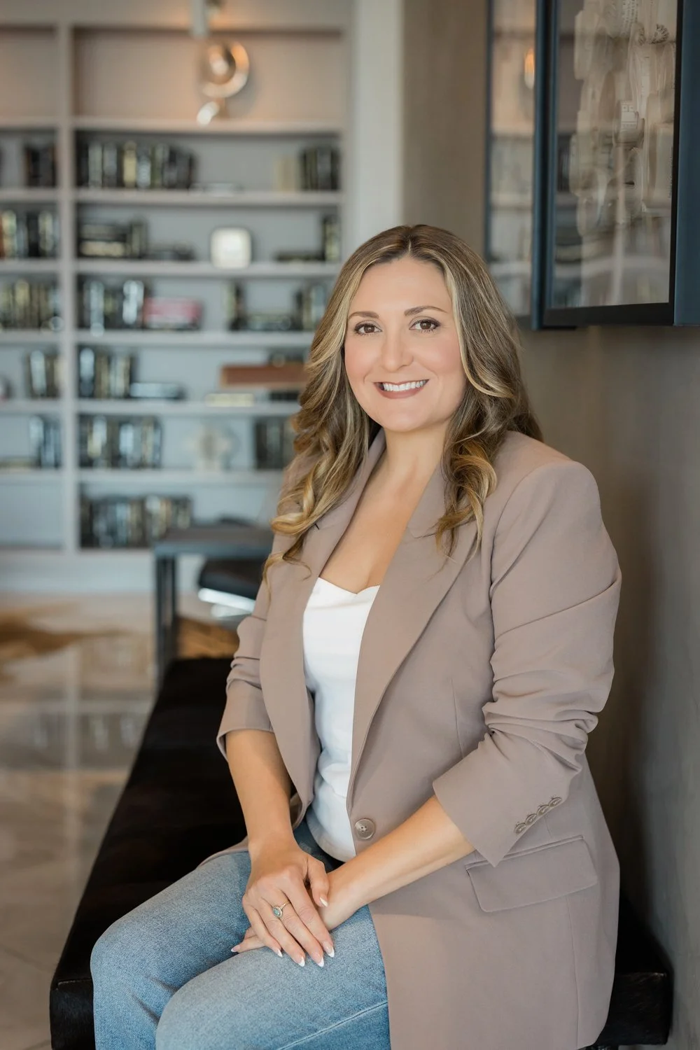 Modern headshot session in OKC with lifestyle branding approach