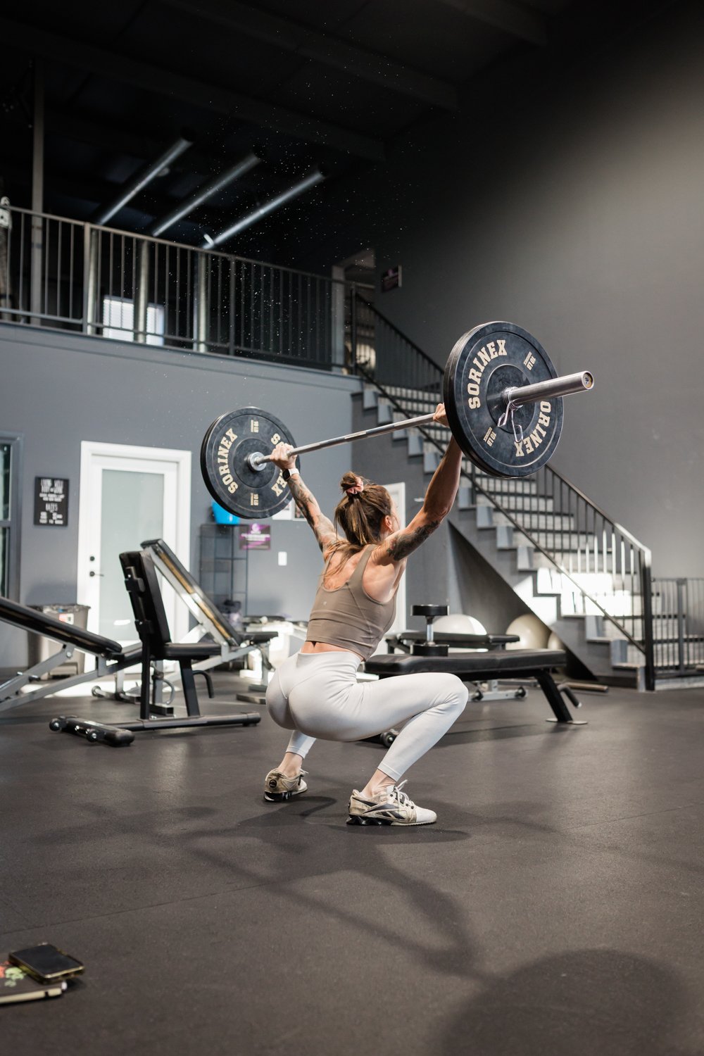 fitness brand photography session in Oklahoma City gym