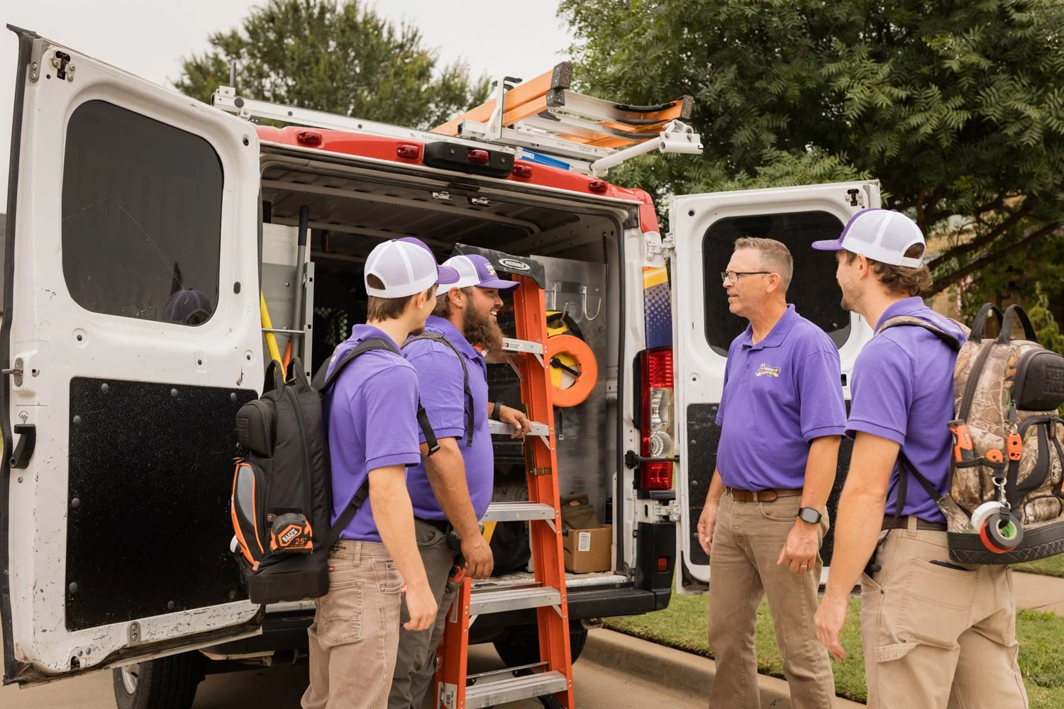 Oklahoma brand photographer capturing electrical service in real home
