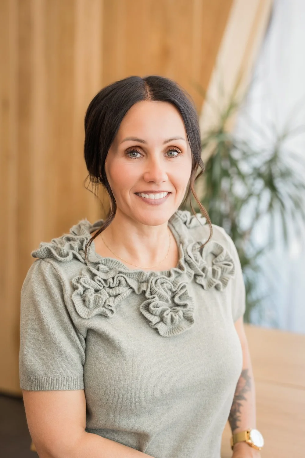 Personal brand photos showing confident female business owner