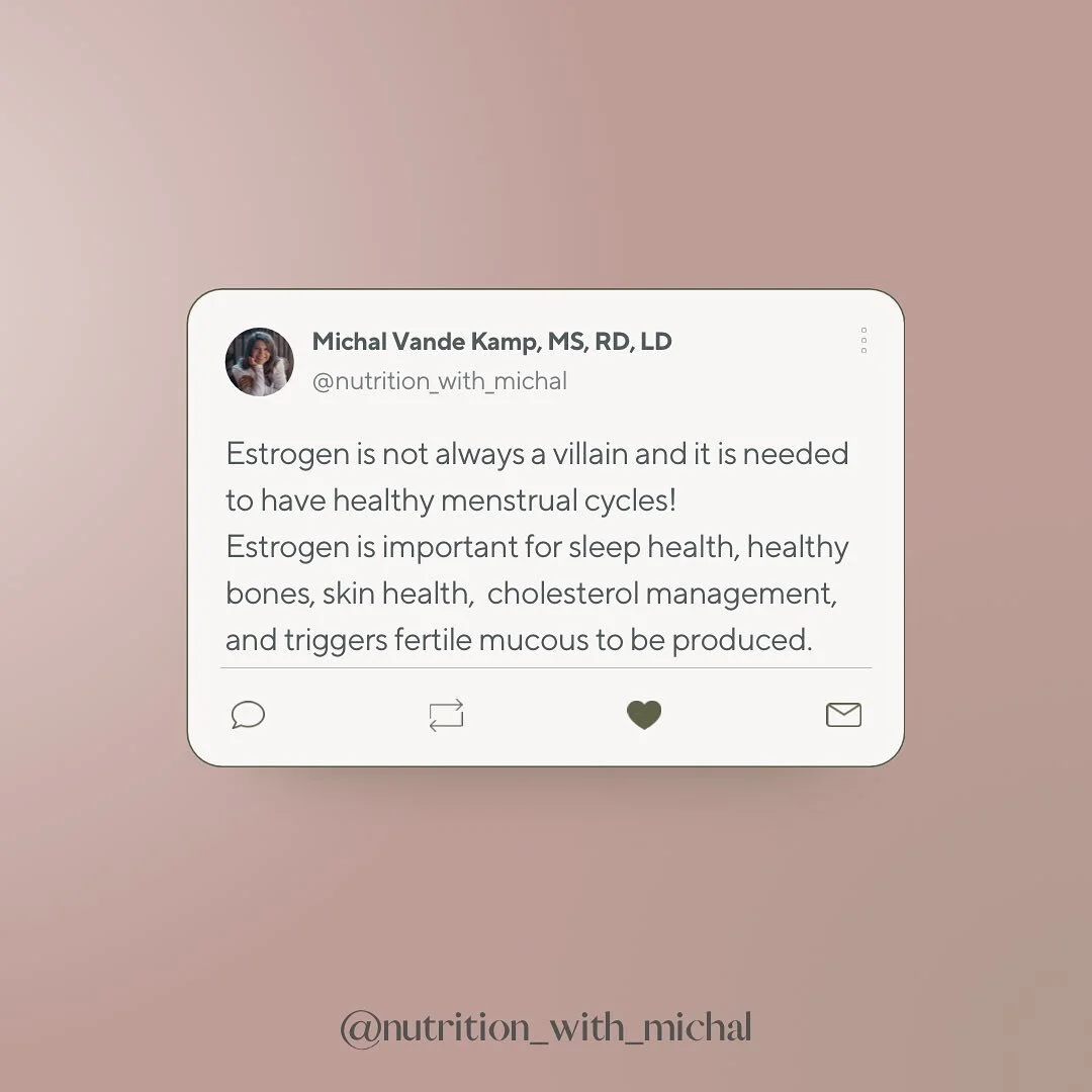 Estrogen gets a bad reputation but is so important for our body. We need estrogen and is a vital part of development (puberty) in women. Much like all other hormones, the problem is when it gets off track.

How does estrogen help:
💫promotes the cell