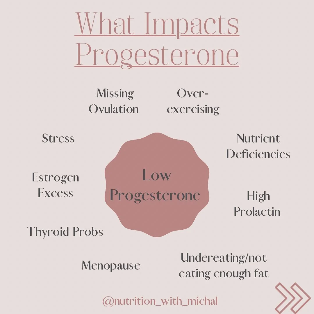 Just as there are many things that can impact progesterone, there are also ways that you can help to improve progesterone! 

It&rsquo;s no lie that we all live very fast-paced lives and are on the go quite a bit. You may find yourself putting pressur