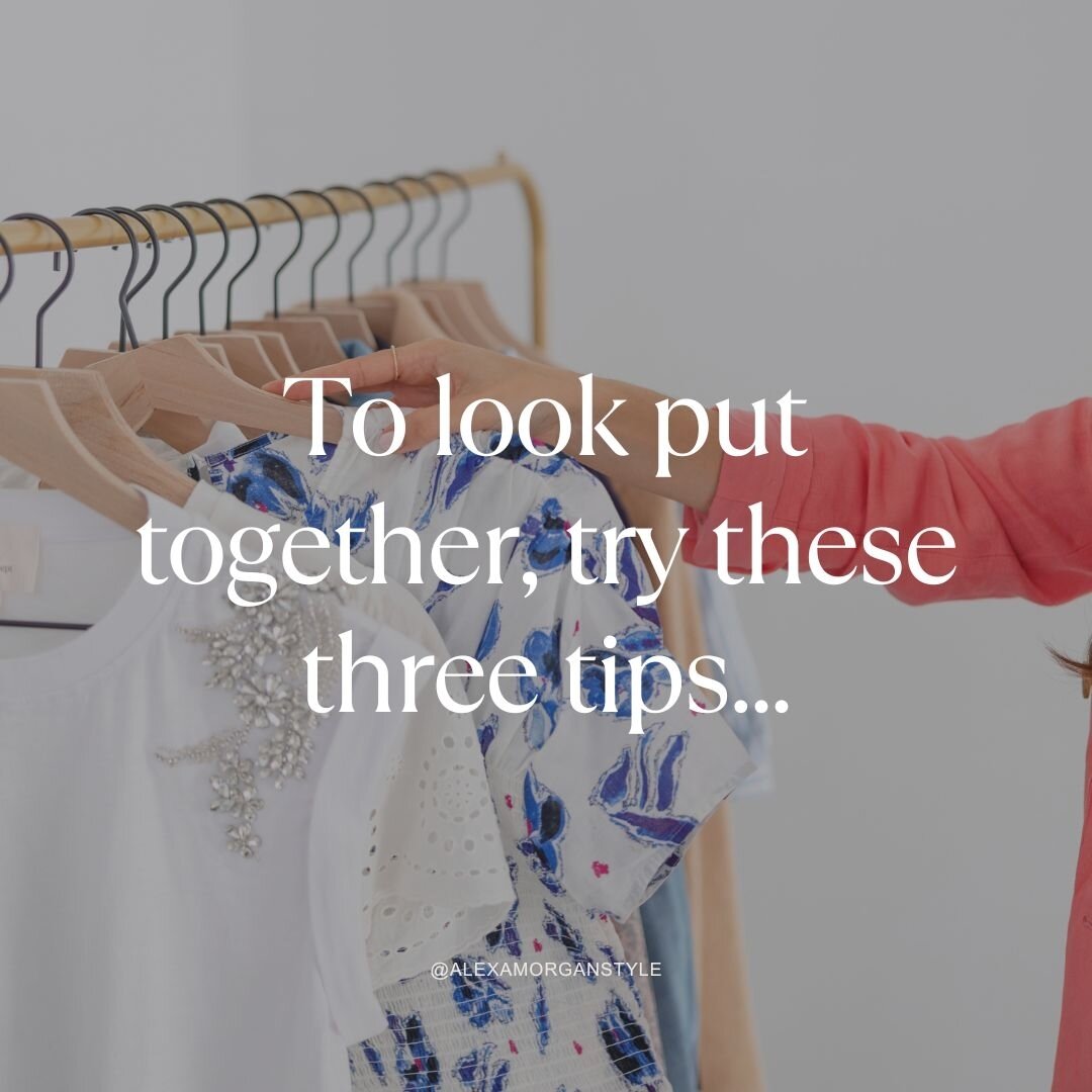 If you feel like your outfits aren't coming together, try these three simple tips! Spoiler alert: none of them involve buying new clothes. 👗

With a little bit of effort, you can make any look feel stylish. Sometimes, the smallest tweaks have the bi