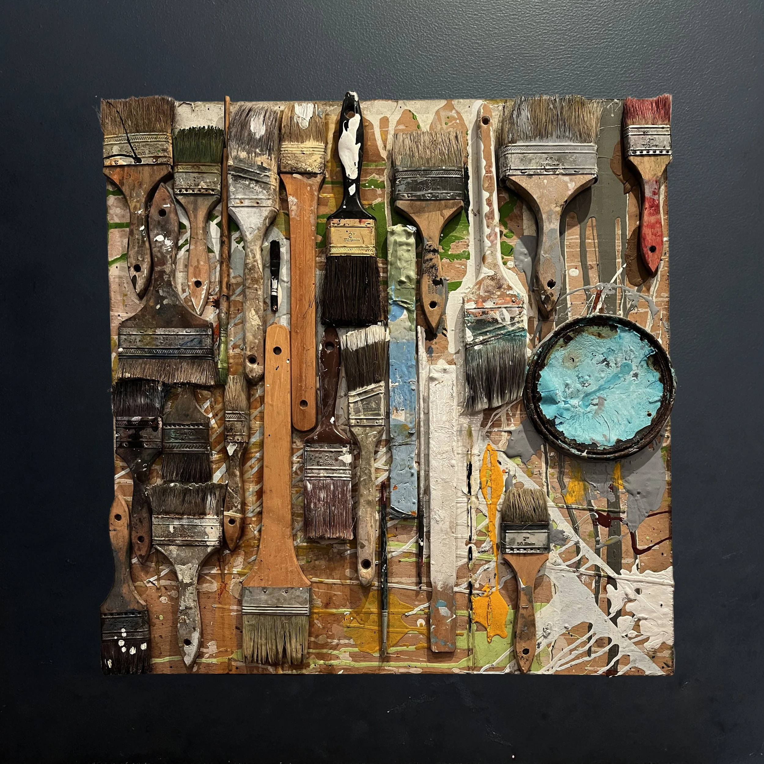 Tools Series 3 / 24x24x2 / Wood Surface $900