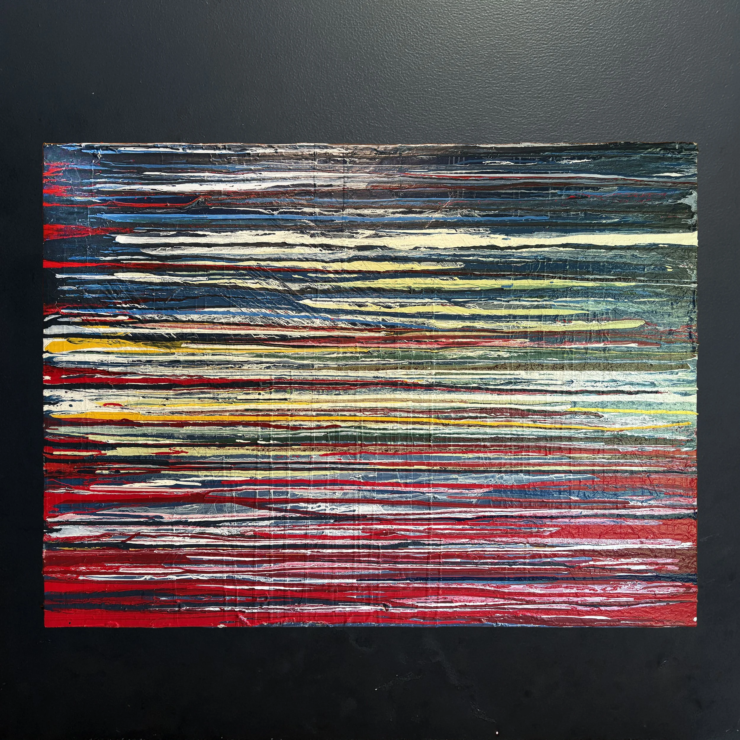 Latex and Acrylic on Wood Surface - 48x36x3