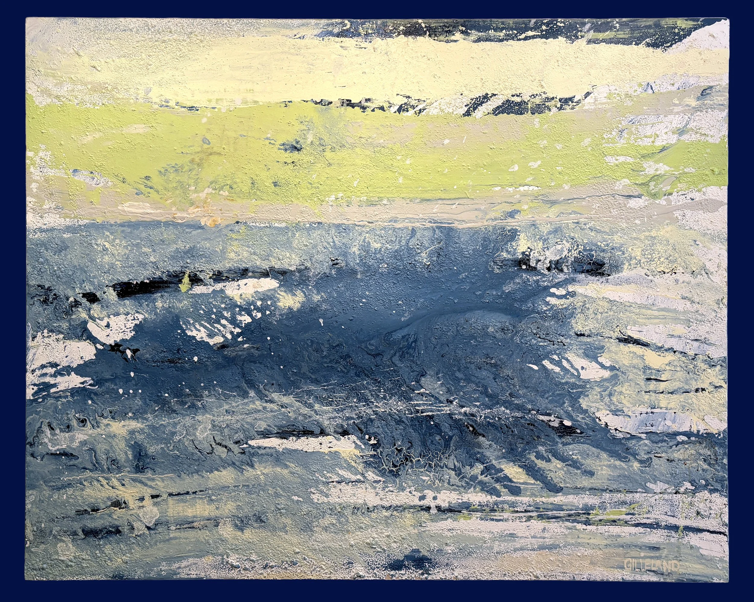 Float On / 60x48x3 / Wood Surface / $4000