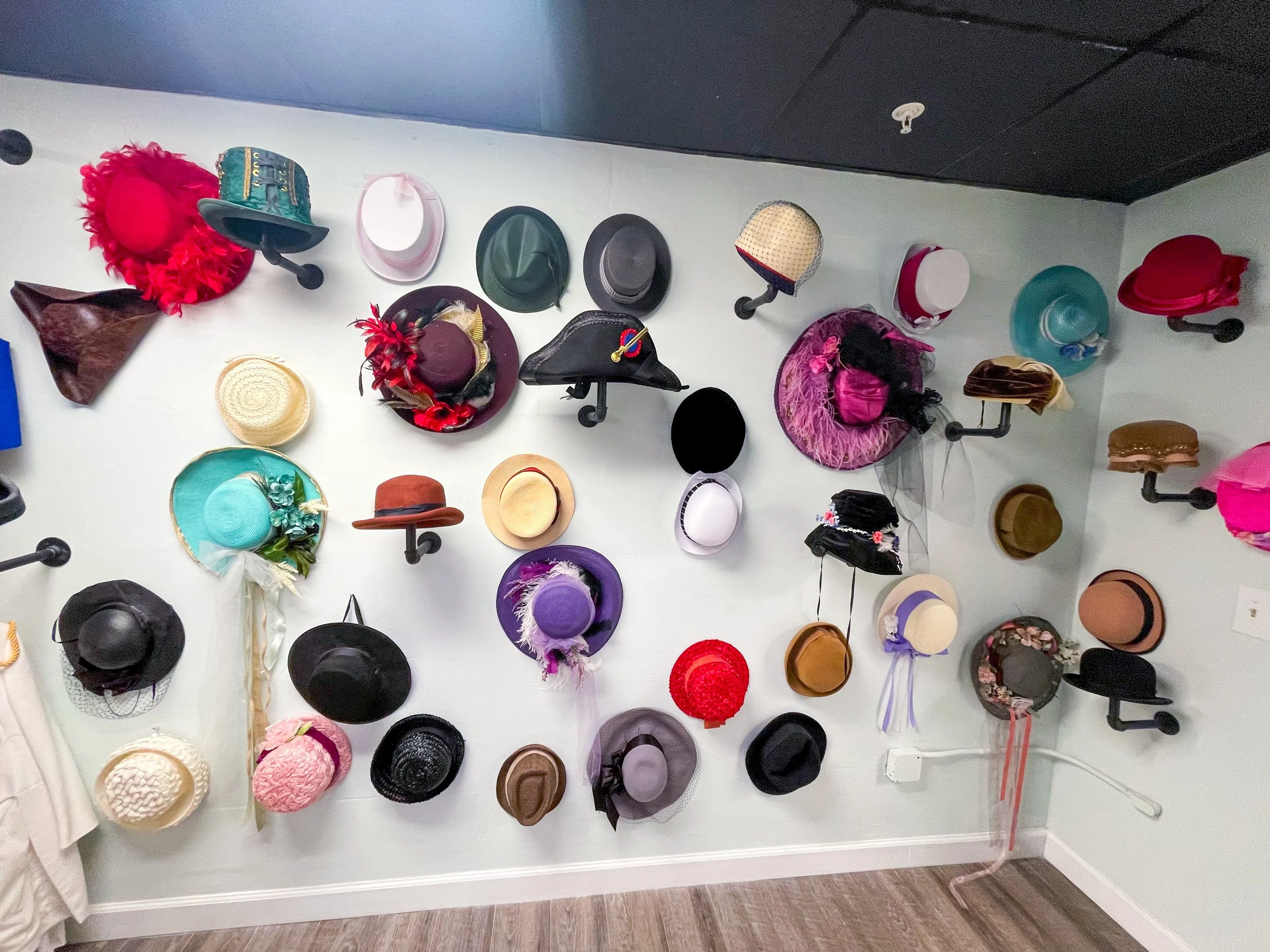 Hats for every occasion in our Costume Shop!