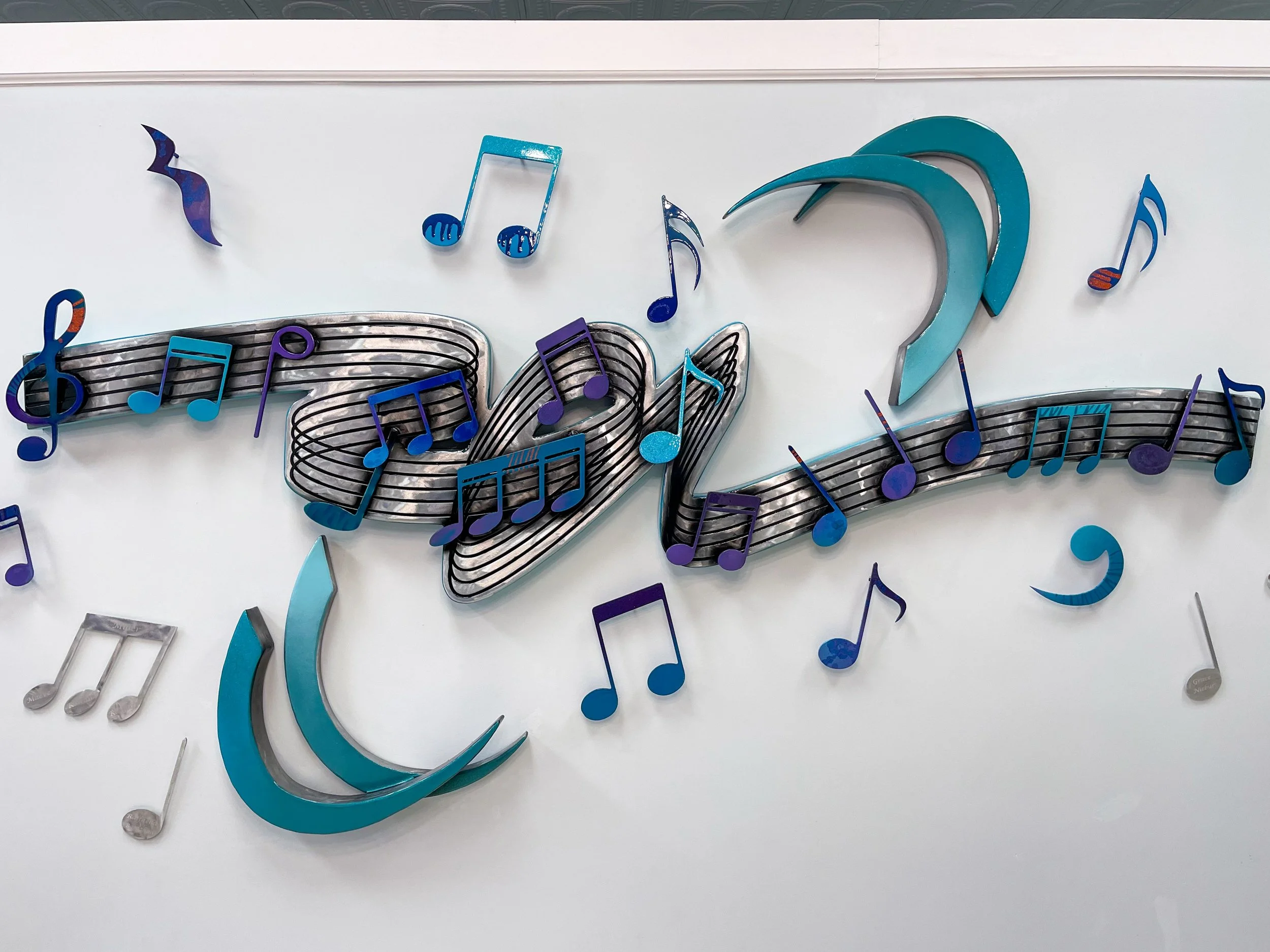 The TOTA Legacy Wall allows parents and students to leave a lasting mark on the facility!