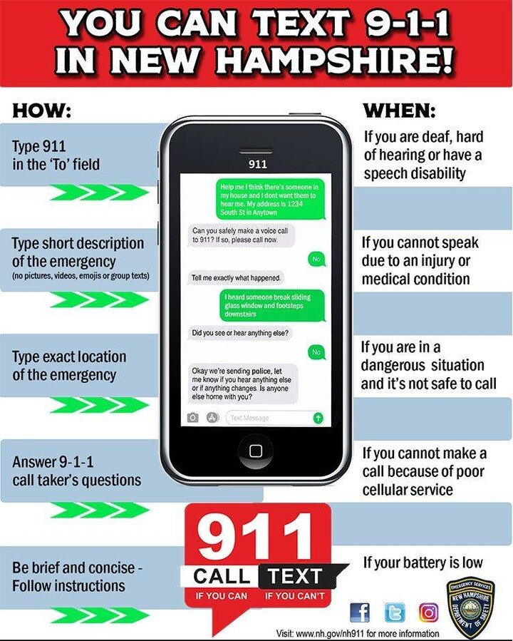 Deerfield residents, please be aware that our dispatch, the Rockingham County Sherriff's Office, is integrated with this technology. So please use it if you are in need!