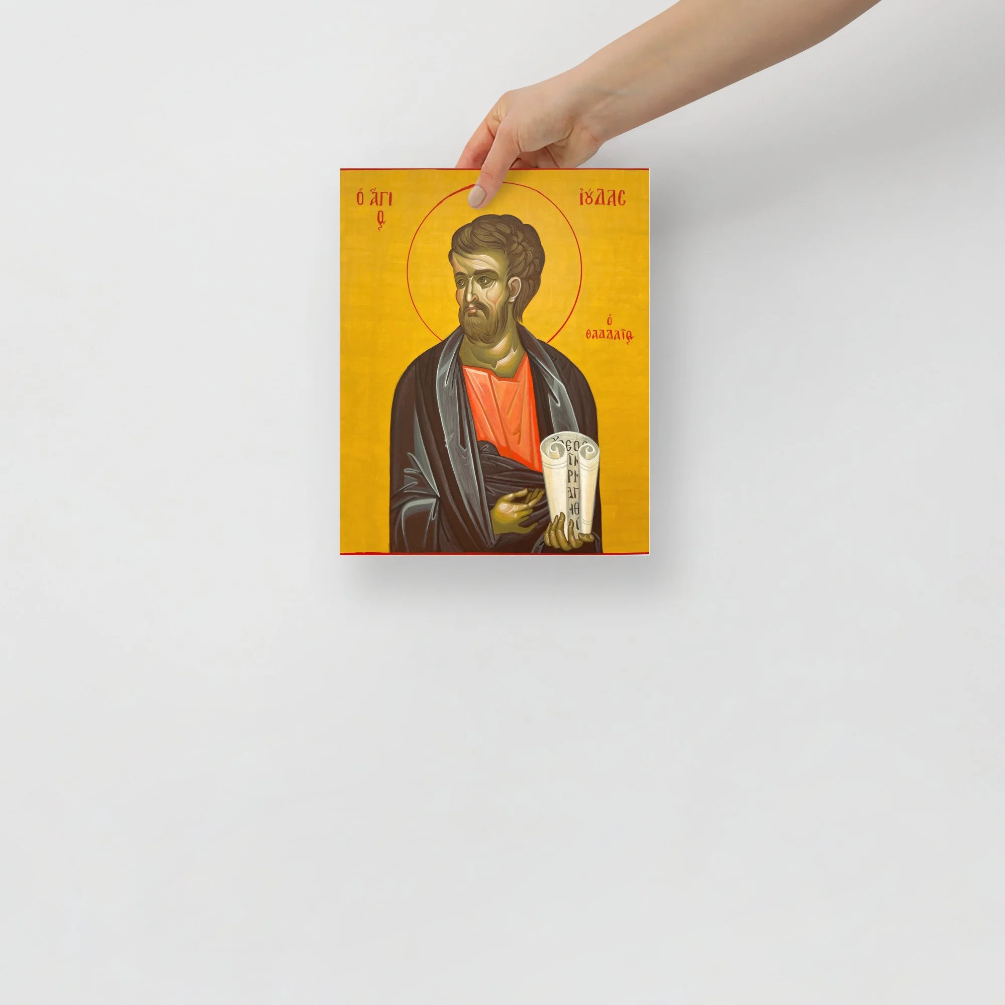 St. Jude Icon - Giclée Print — Grace Fitzpatrick Art