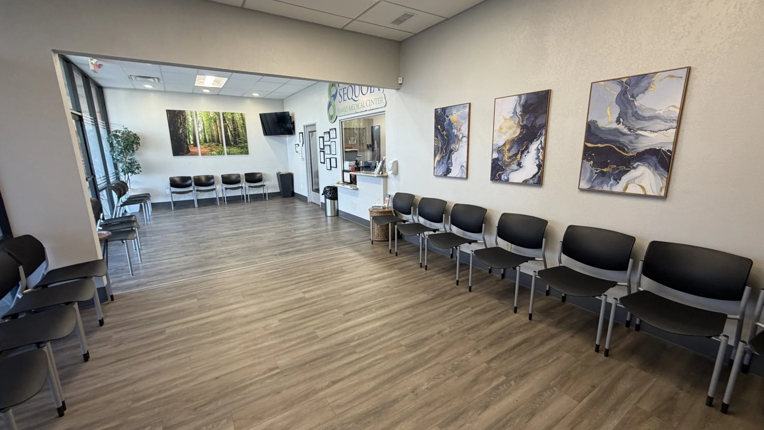 Expanded patient lobby