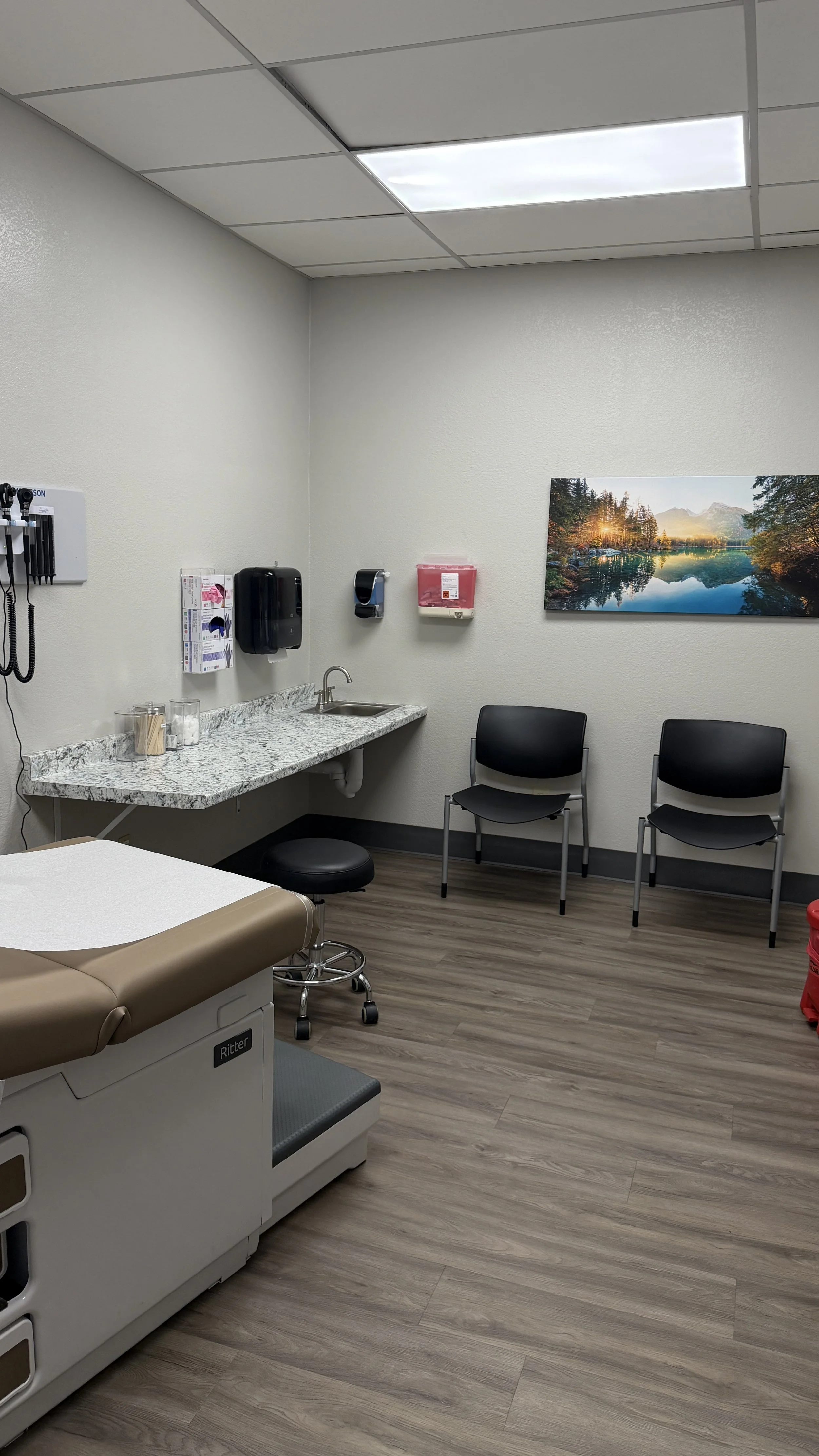 Patient exam room
