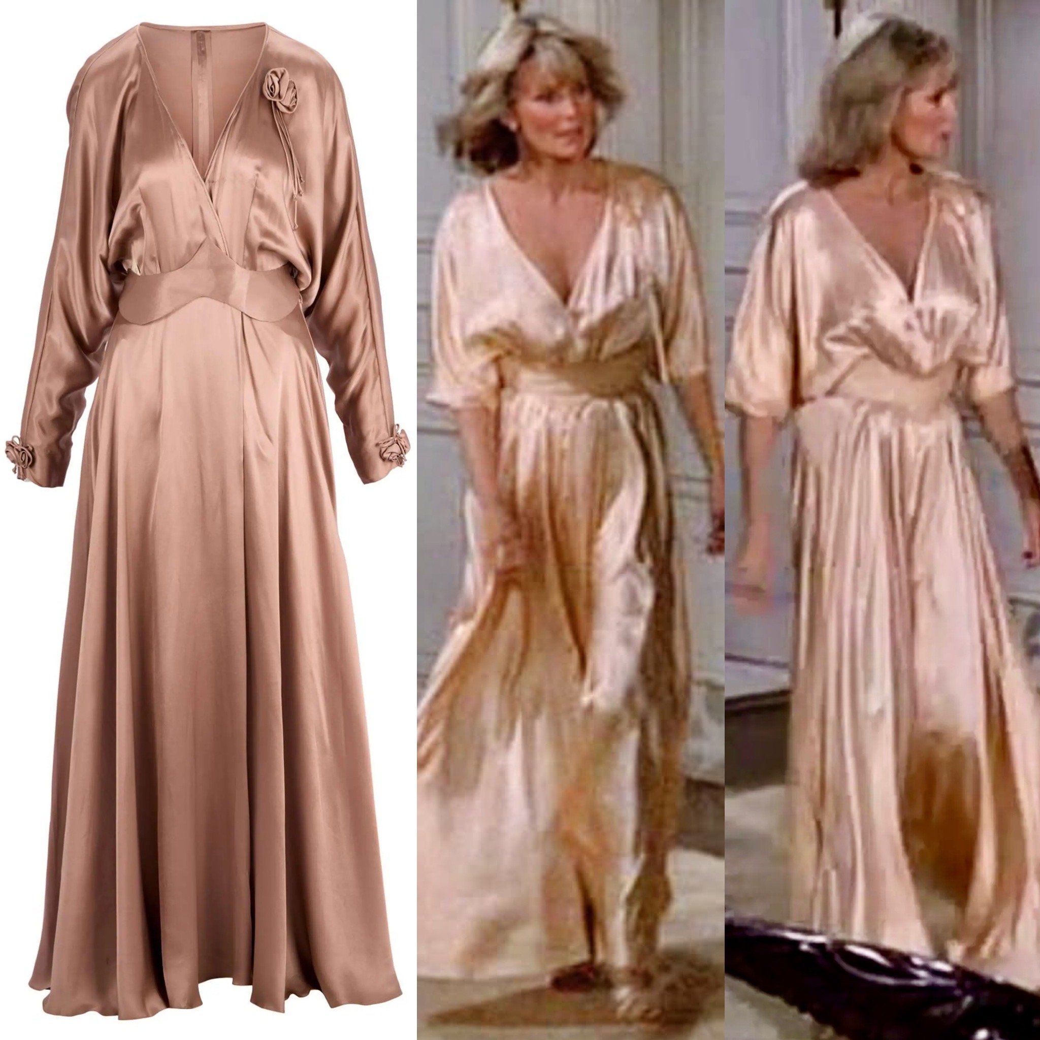 WANTED: Blush Satin Linda Evans "Dynasty" Nightgown
