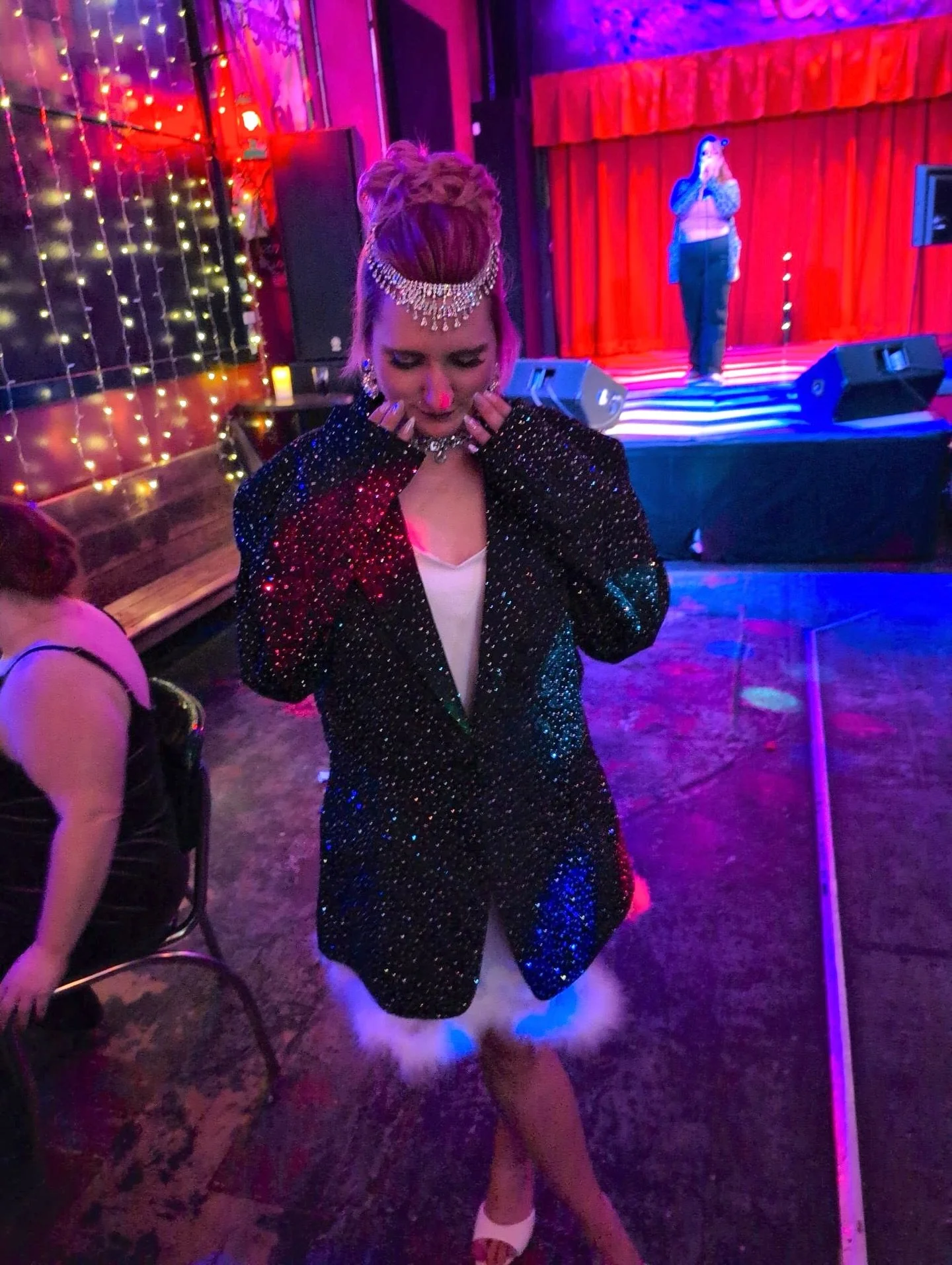 There&rsquo;s nothing like @crackfoxstl karaoke and getting to do it as our wedding show afterparty was such a highlight! Thanks @jennystuvland for making it an extra fun night❤️