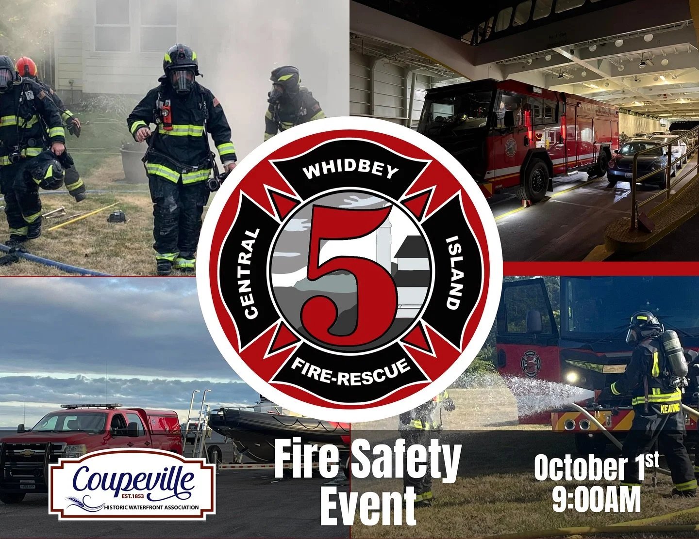 Join our local fire department October 1st for meet and greets, fire safety tips and training, and get an up close look of one of their fire engines! This is a family friendly event. More info above!