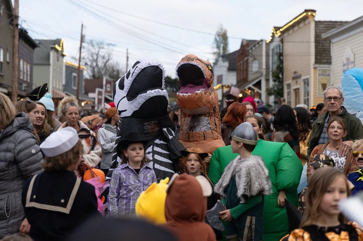 Reminder: Our annual Torchlight Parade begins at 5:30pm Saturday (TOMORROW)! Dress in your best costume and join the parade down Front Street, with a dance party and contest at the end! Bonus points if your pets are dressed! 😁 🐕 🐈‍⬛ We definit