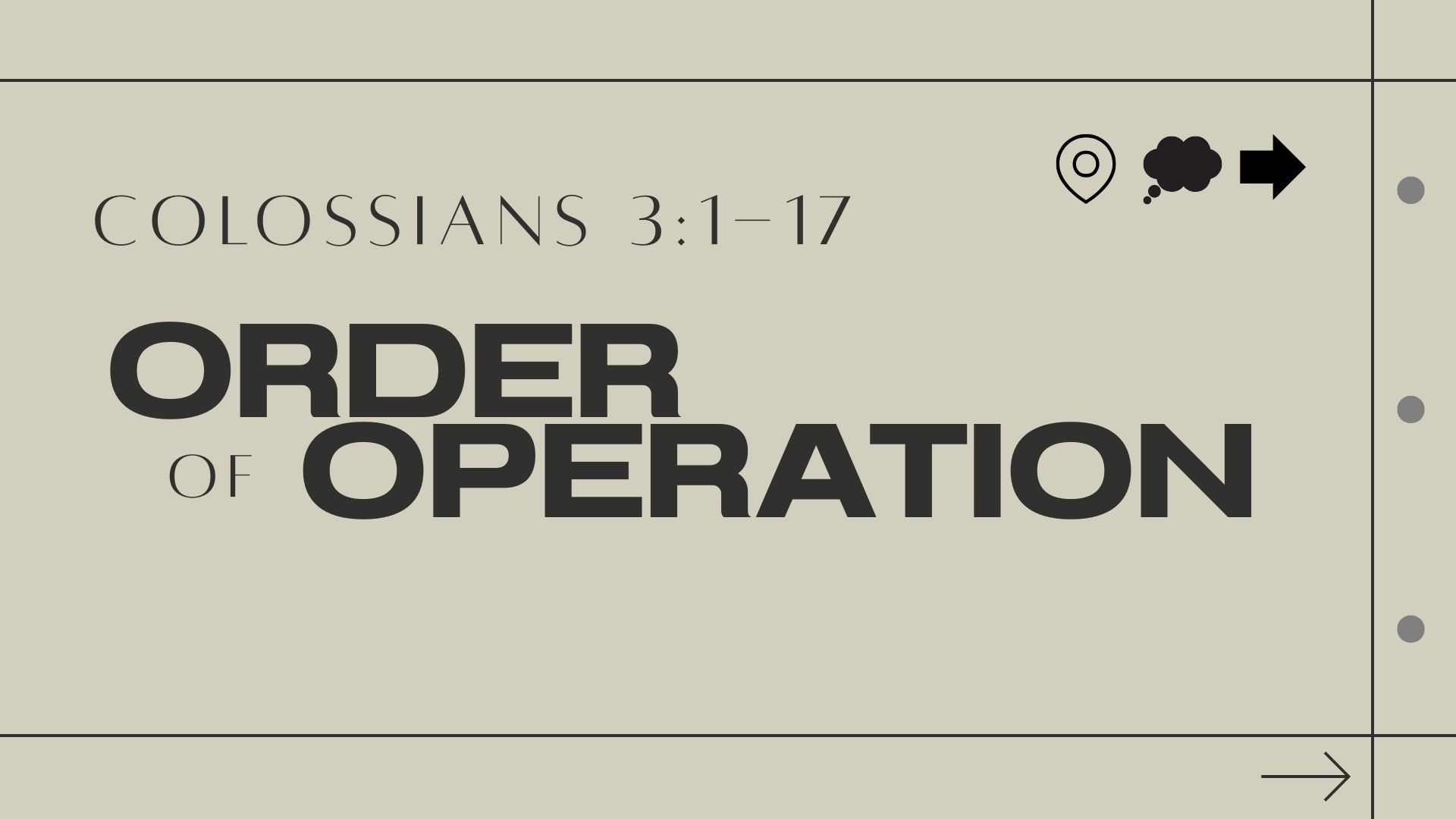 Order of Operation: Part 1