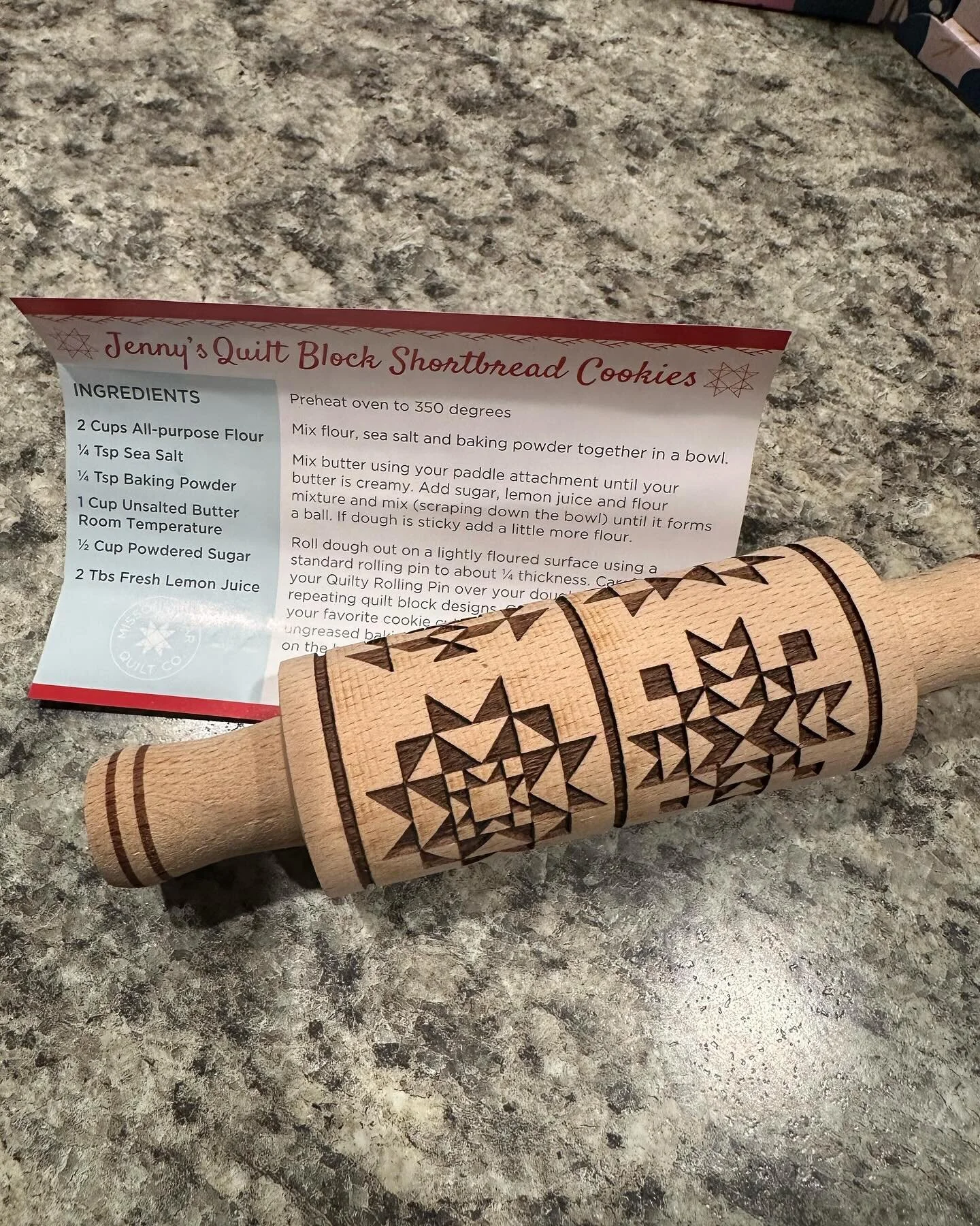 Quilters Advent Calendar - Day 6 - mini embossed rolling pin

@missouriquiltco #adventcalendar #quilt #missouriquiltco