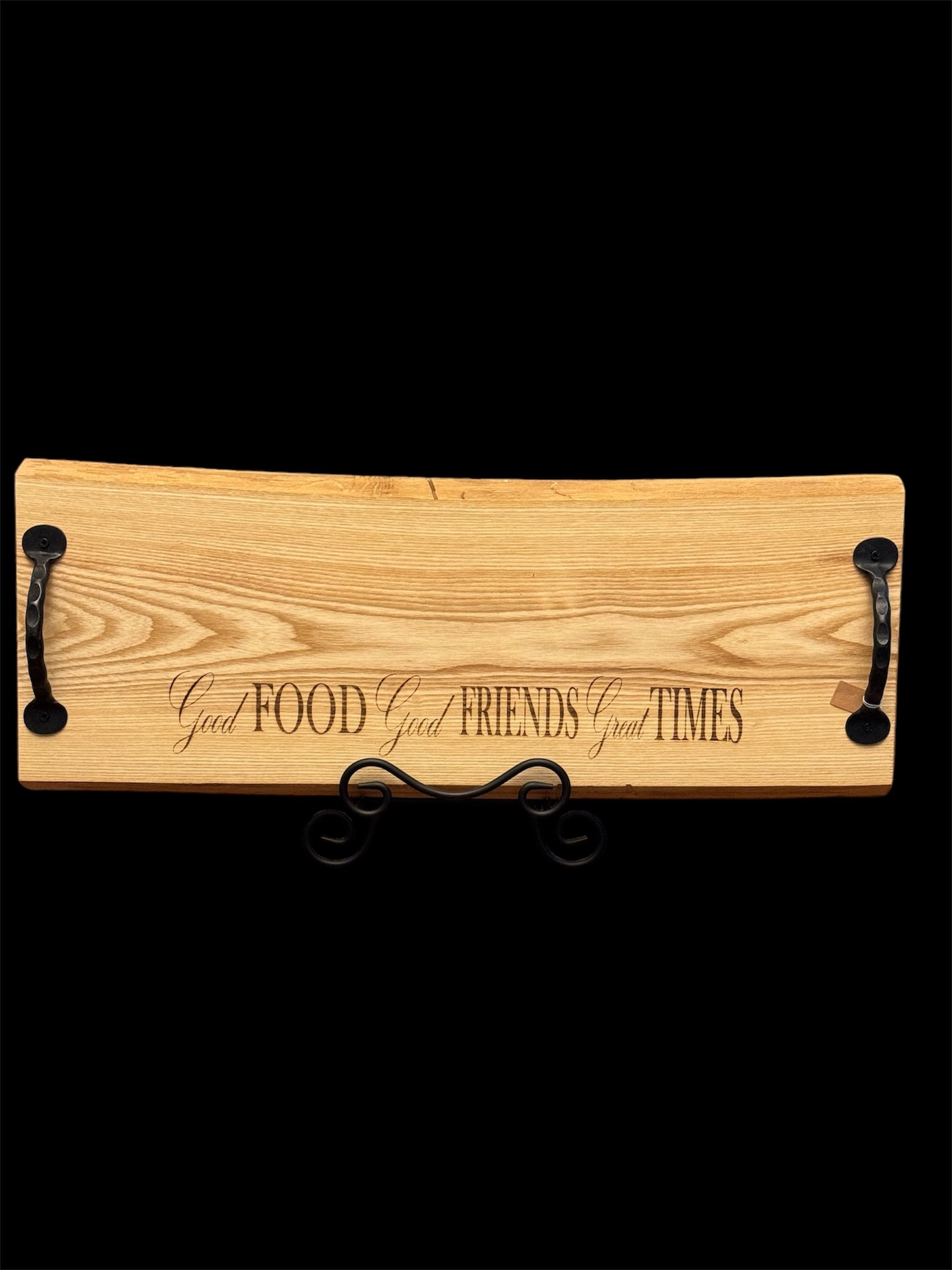 Live edge Ash wood 24" x 9" - $65.00