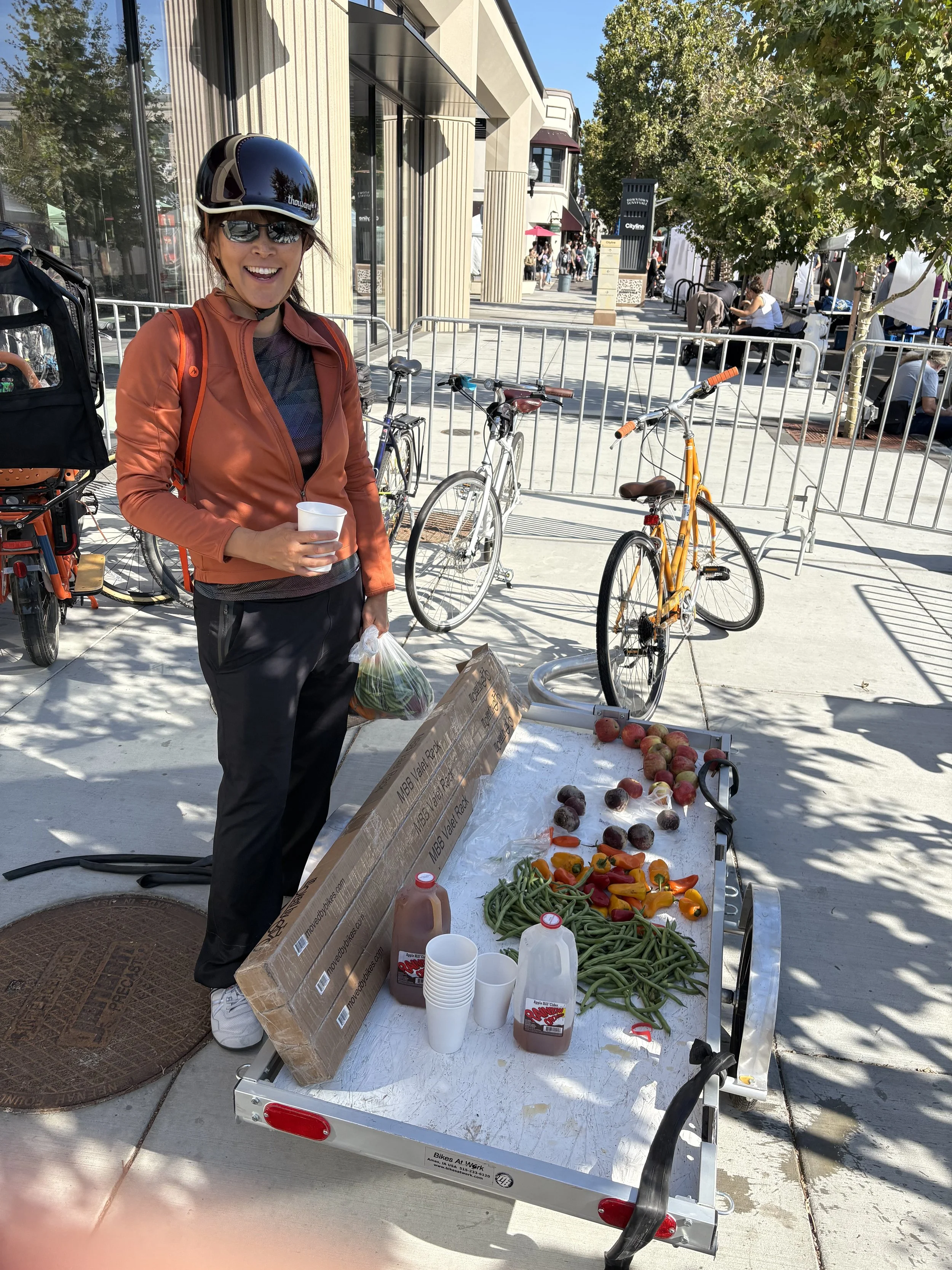 Free Fresh Produce Ride: Sunnyvale Farmer's Market