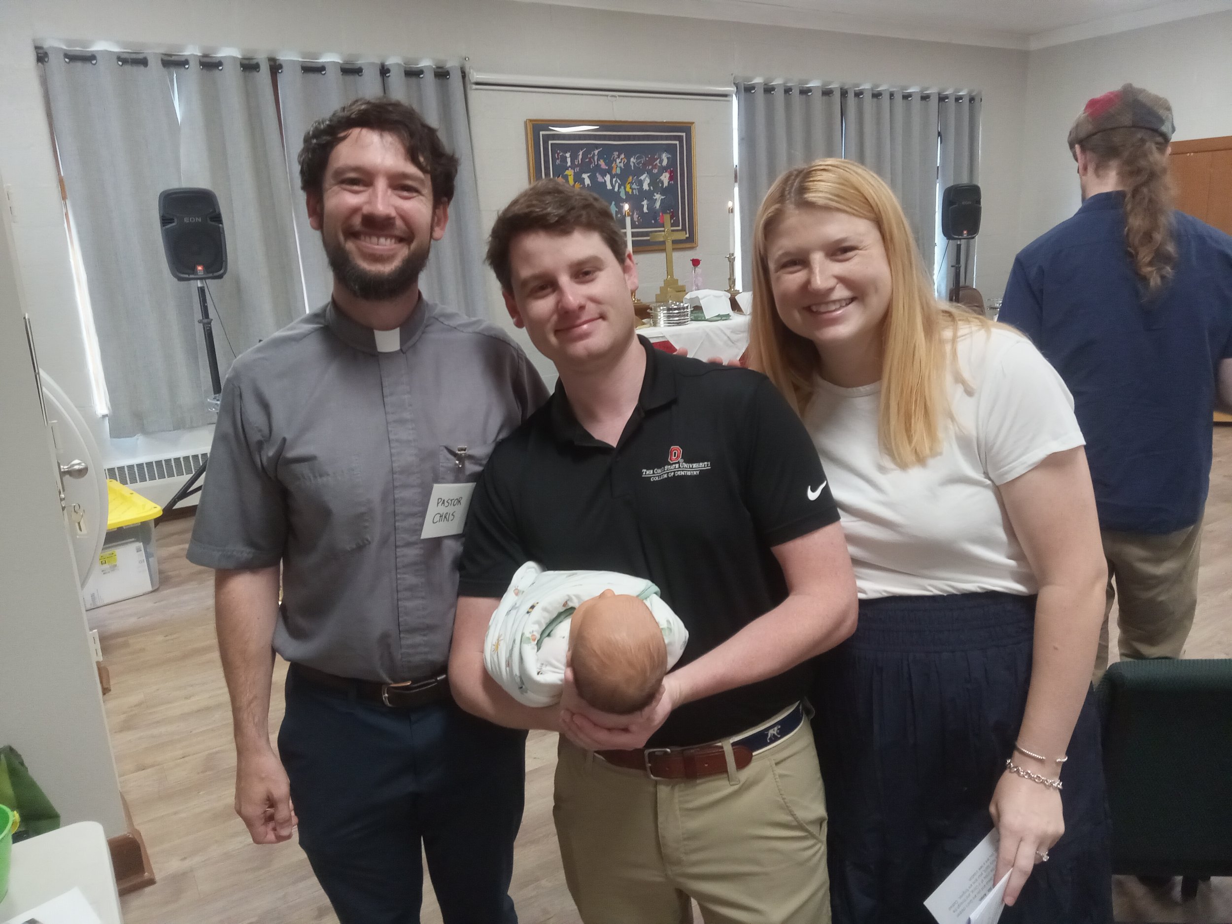 Lucy Hartkopf's first Church Service.jpg