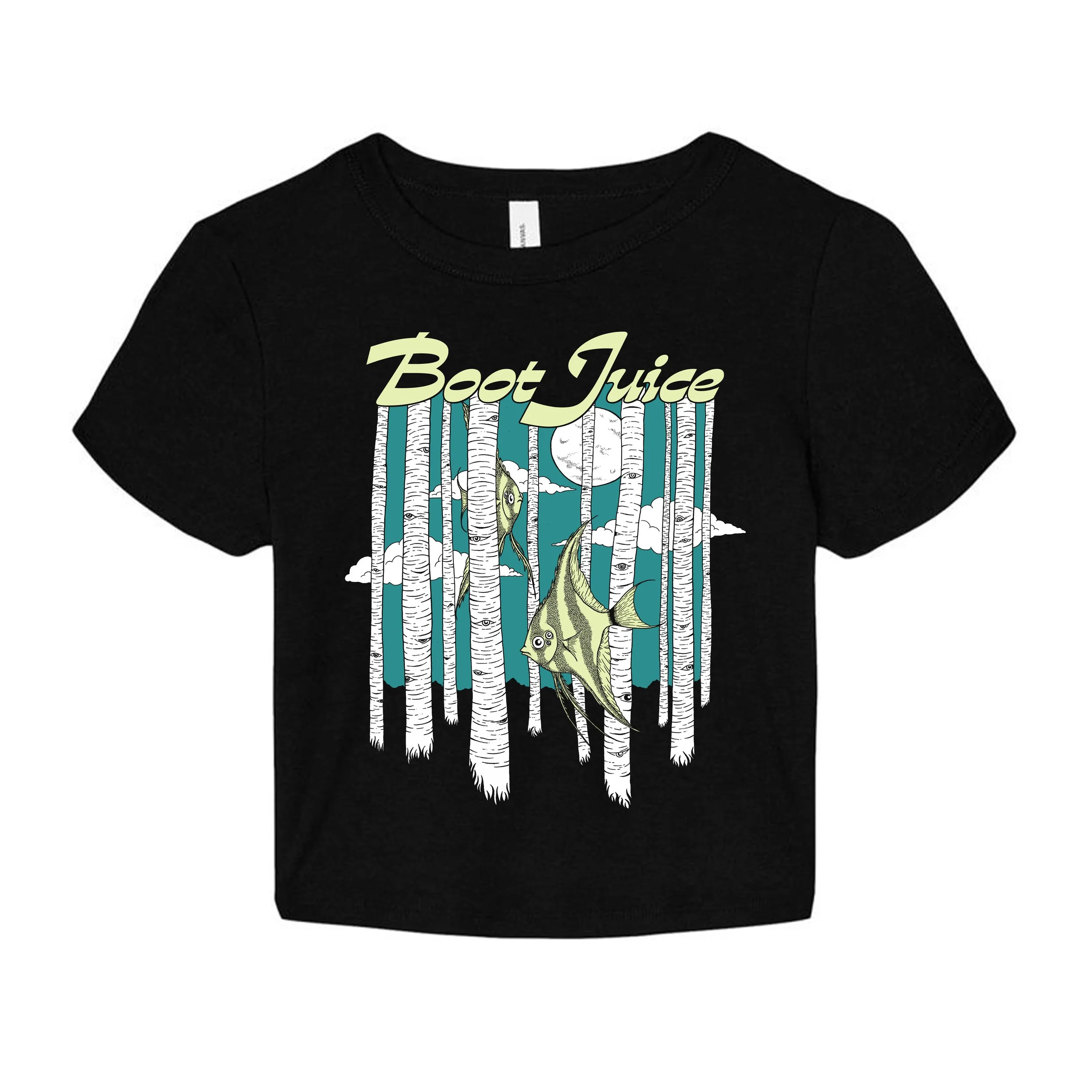 Fish Outta Water Crop (GLow in the Dark)